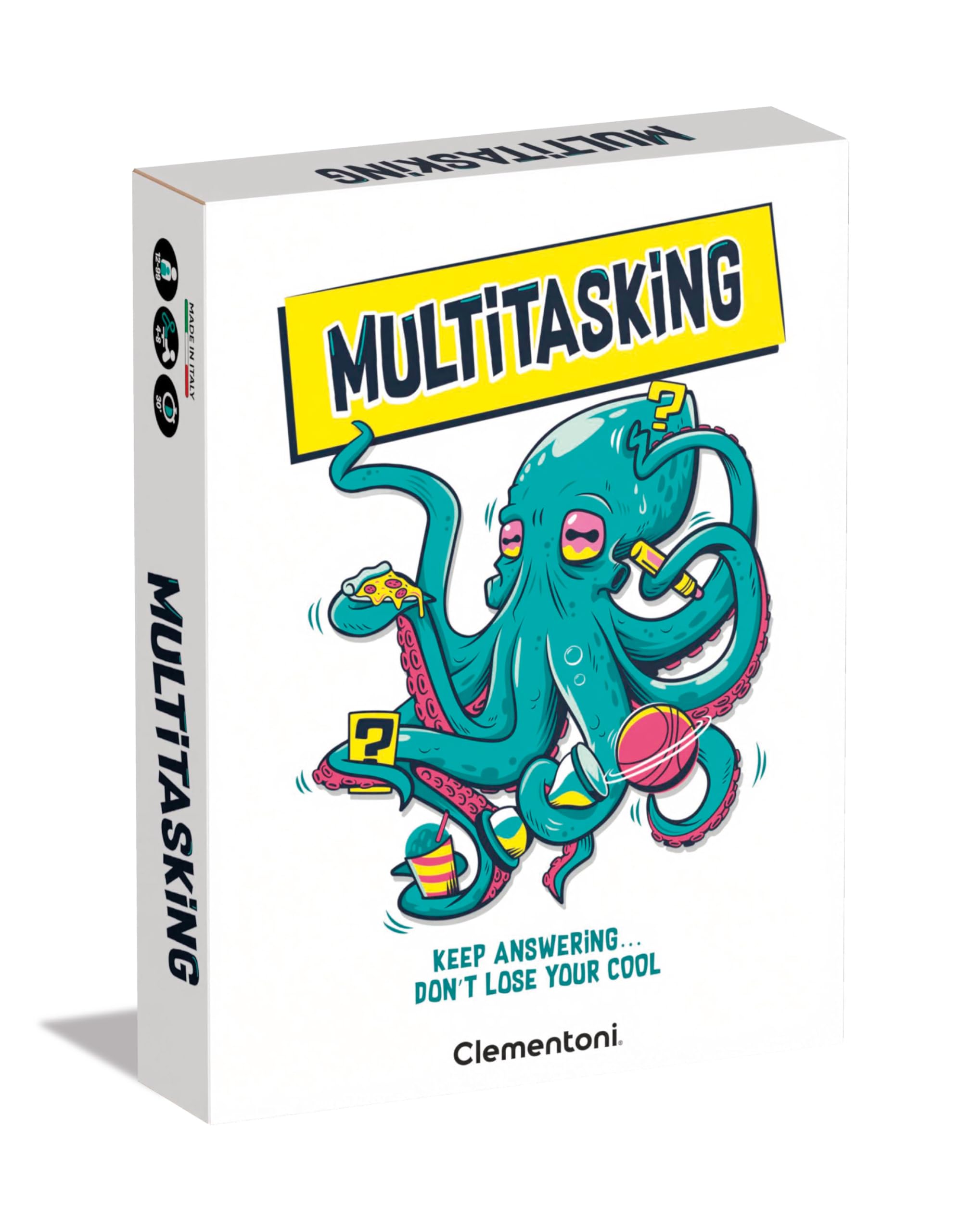 Clementoni Multitasking, A Fun Party Game, Made In Italy, Multicolor - 75109