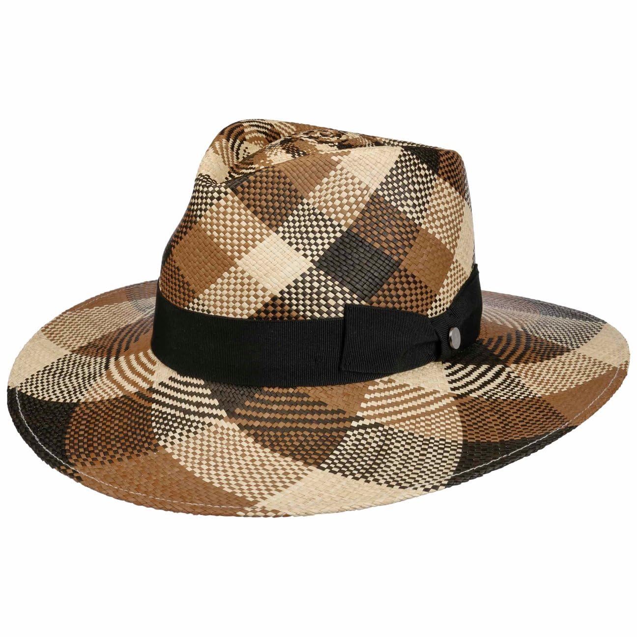 SOMBREROSHOP Big Brim Sombrero Fedora de Paja de Panama ala Ancha Hombre Primavera Verano