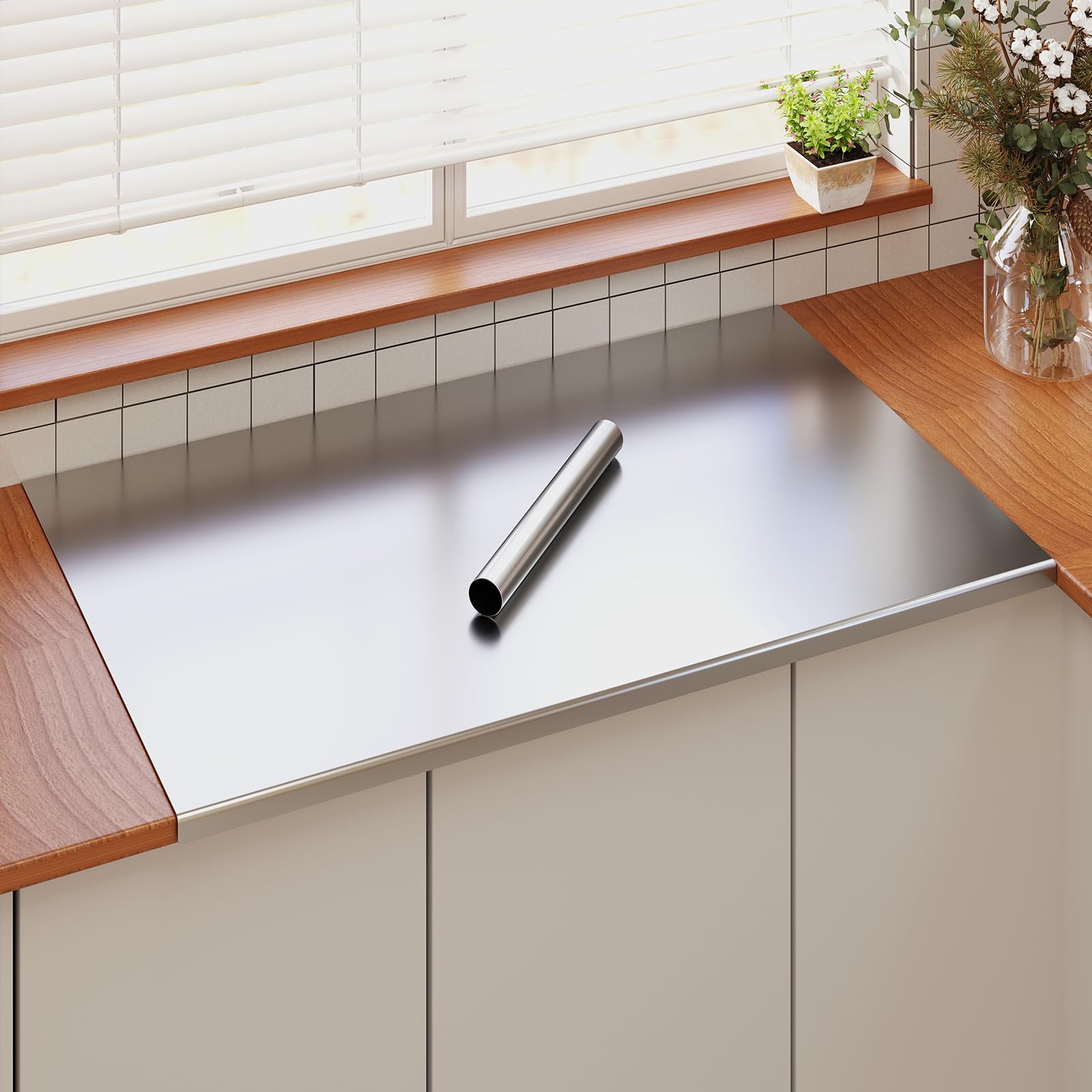 BILLAMB - Tablas De Cortar De Acero Inoxidable Para La Cocina