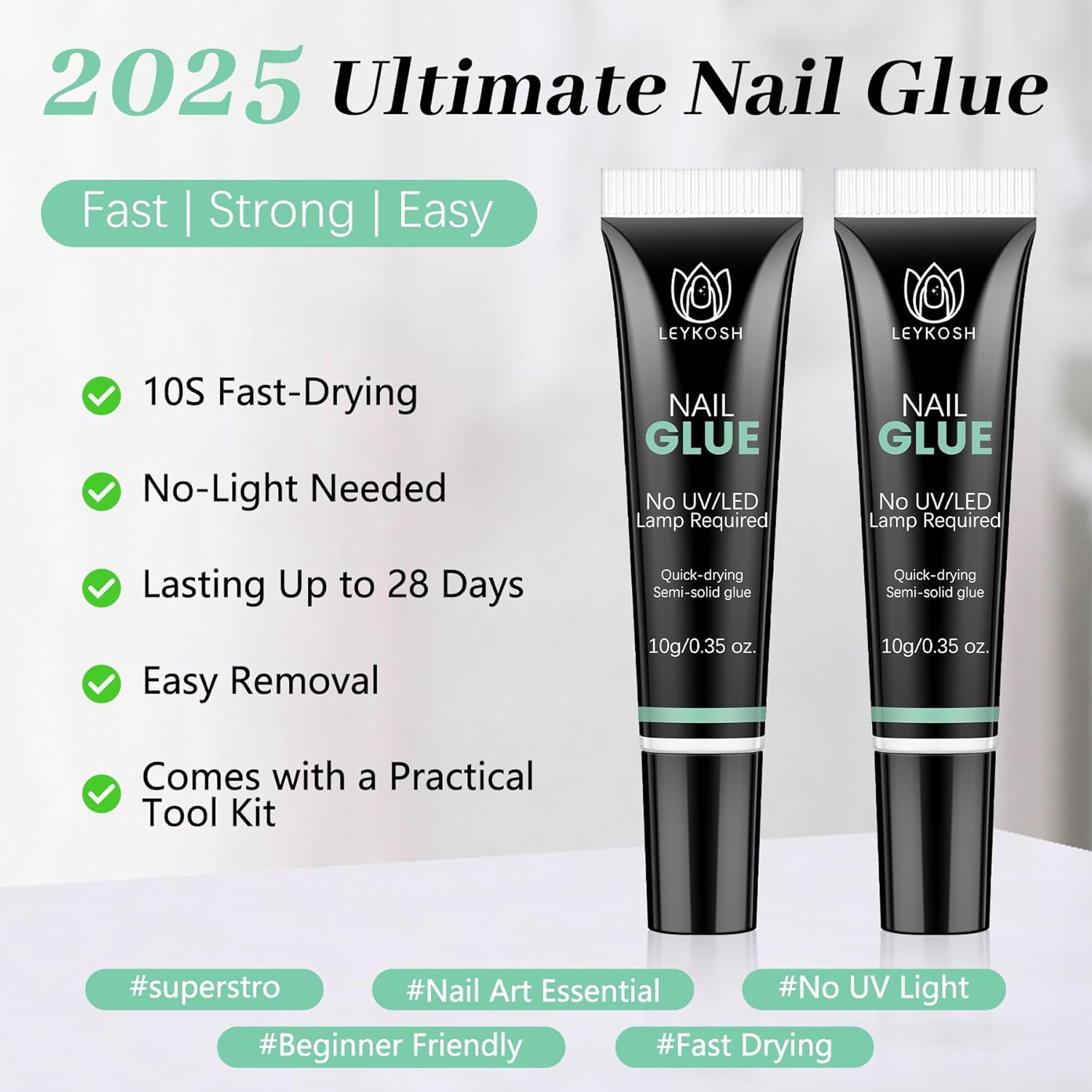 Nail Glue Reinvented: Achieve Stunning Press-Ons that Last 28+ Days!