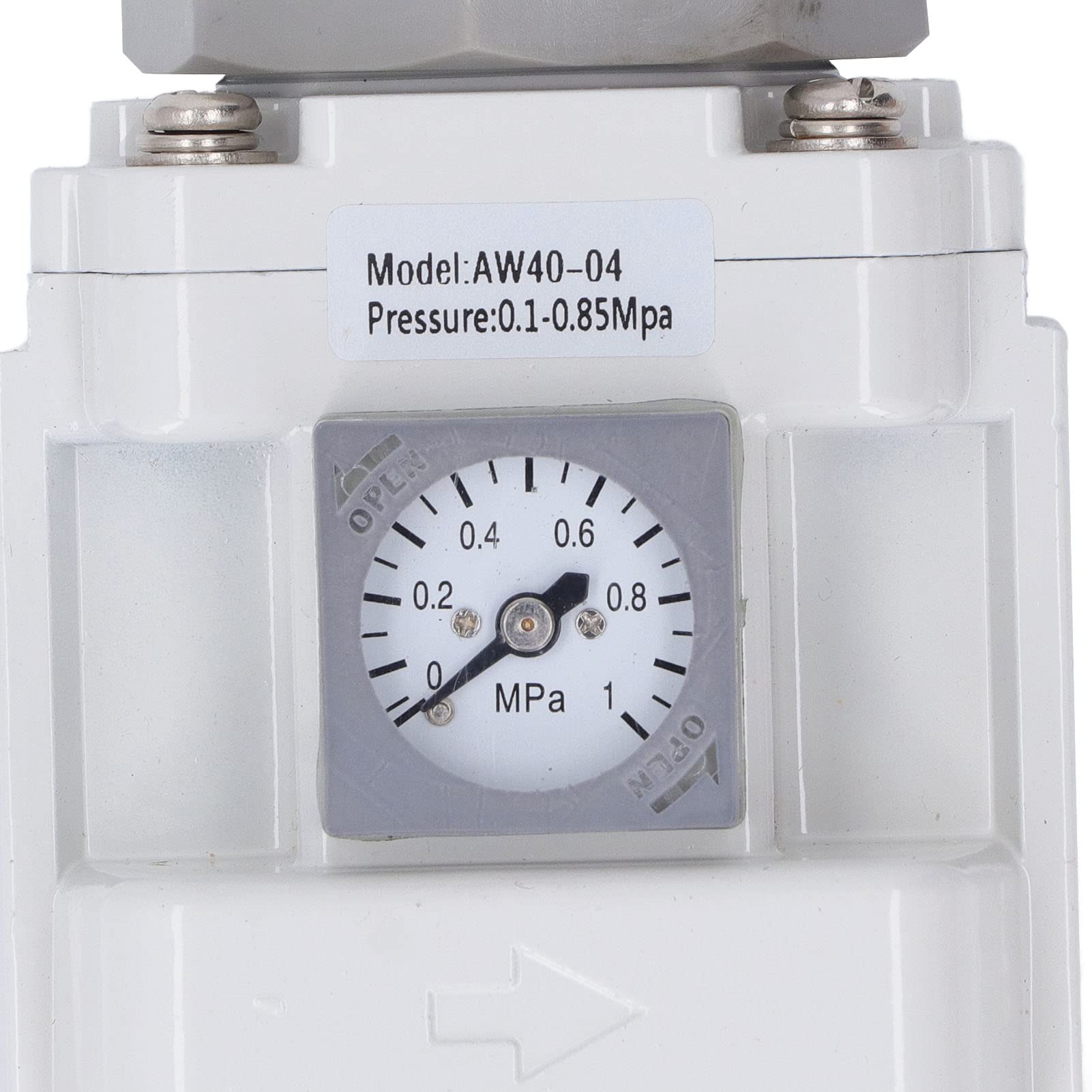 Regulador de filtro de aire con puerto G1/2 pulgadas, presión de funcionamiento de 0,1 a 0,85 Mpa, drenaje de agua automático, filtro de aire del compresor para sistemas