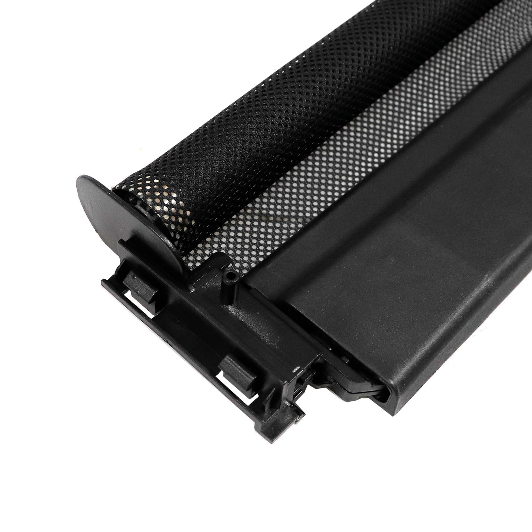 XQSMWF 2 piezas de cubierta de parasol para techo solar delantero y trasero 54102757016, 54102755849 para Mini Cooper R55 R56 2006-2015, parasol panorámico negro para techo solar del automóvil
