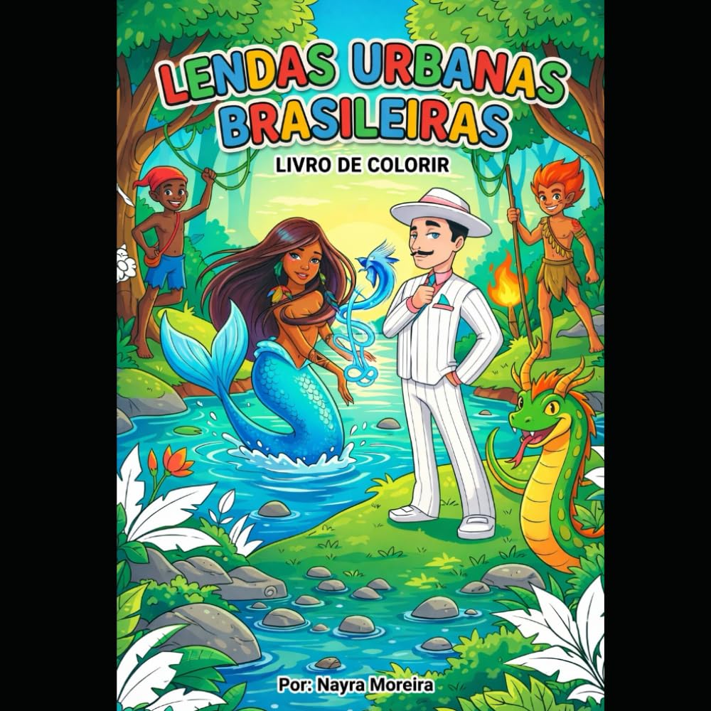 LENDAS URBANAS BRASILEIRAS: LIVRO PARA COLORIR