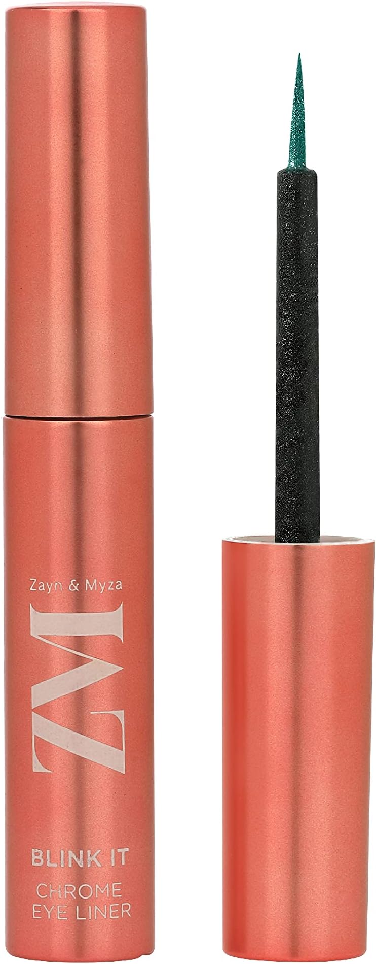 ZM Zayn & MyzaBlink It Chrome Eyeliner with Rosehip oil, 3.5 gm (Emerald Green)