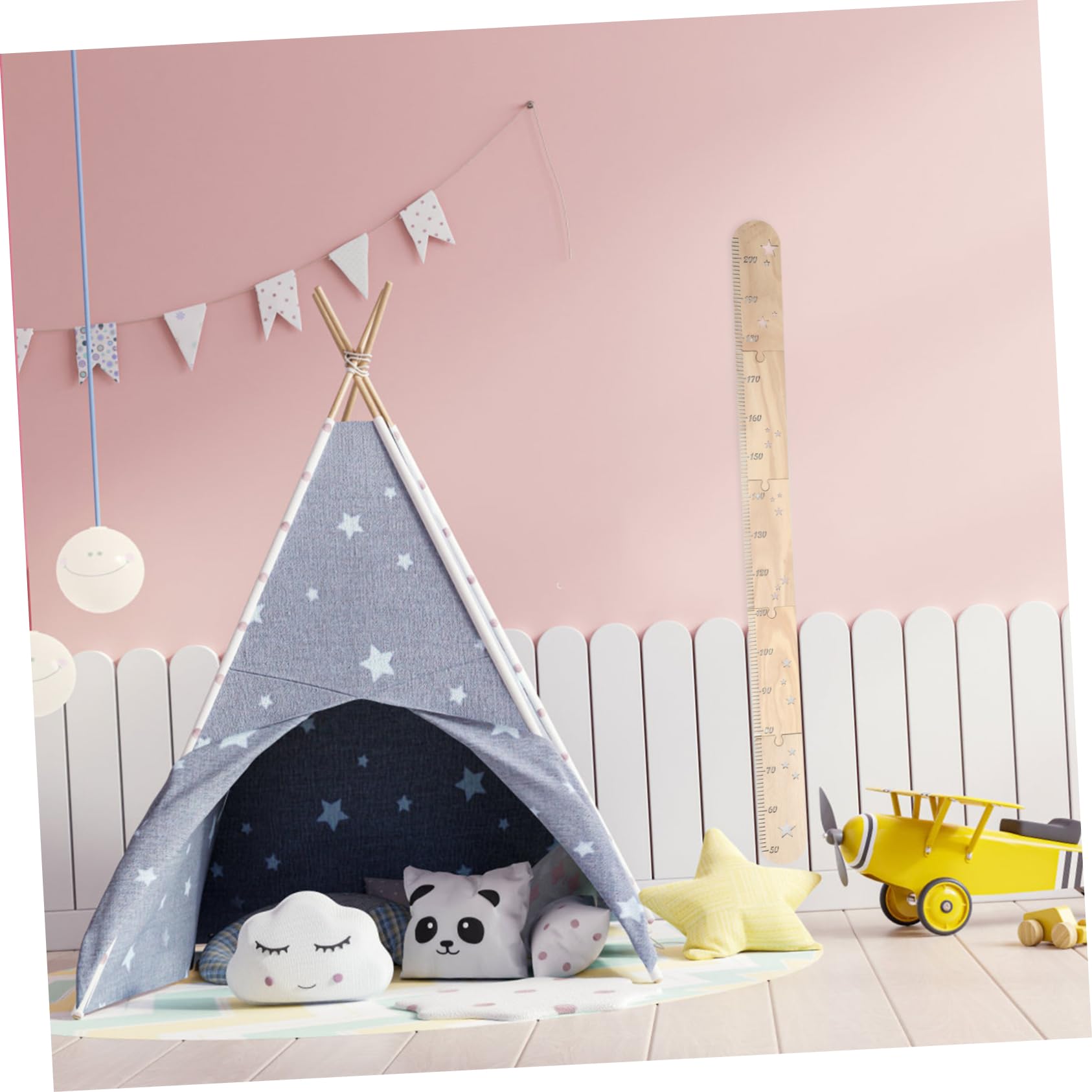 Amosfun 5 Juegos De Regla De Altura Decoración Tabla De Crecimiento Para Niños Regla De Medición De Altura Gráfico De Pared De Altura Regla De Pared De Altura Medición De Altura Para