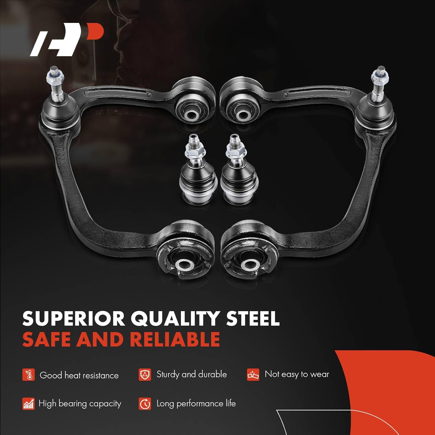 A-Premium 8Pcs Front Suspension Kit, Upper Control Arm, Sway Bar Link, Lower Ball Joint, Outer Tie Rod End, Compatible with Ford F-150 F150 09-14, Expedition 07-17 & Lincoln Navigator 07-17