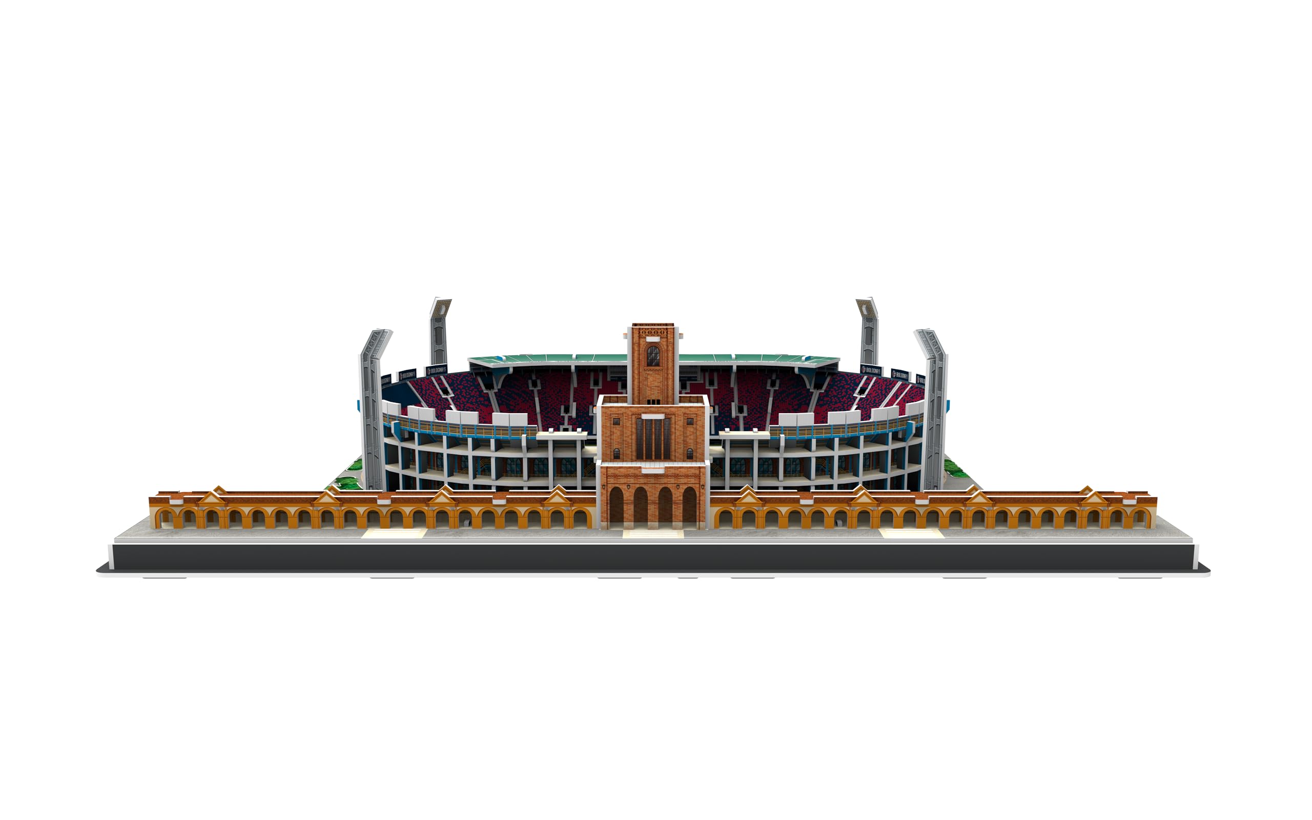Pro-Lion Puzzle 3D dello stadio Renato Dall'Ara - 112 pezzi | Sede del Bologna Football Club | Serie A FC Regali calcistici per bambini dai 7 anni in su