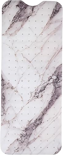 Miniatura 13 de ENKOSI Alfombra de baño – Alfombra antideslizante grande de 40 x 16 pulgadas con ventosas y agujeros de drenaje – Alfombra de baño extra larga para