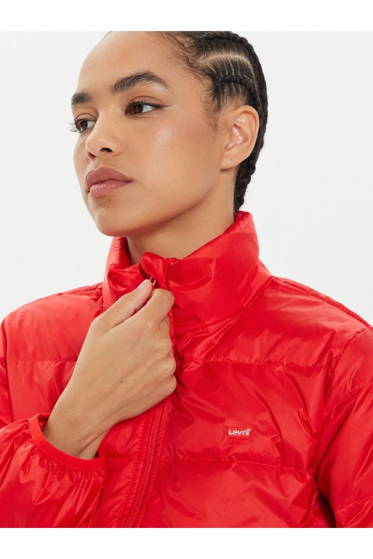 Levi's Damska kurtka Puffer Chase, P?omie?, purpura, L