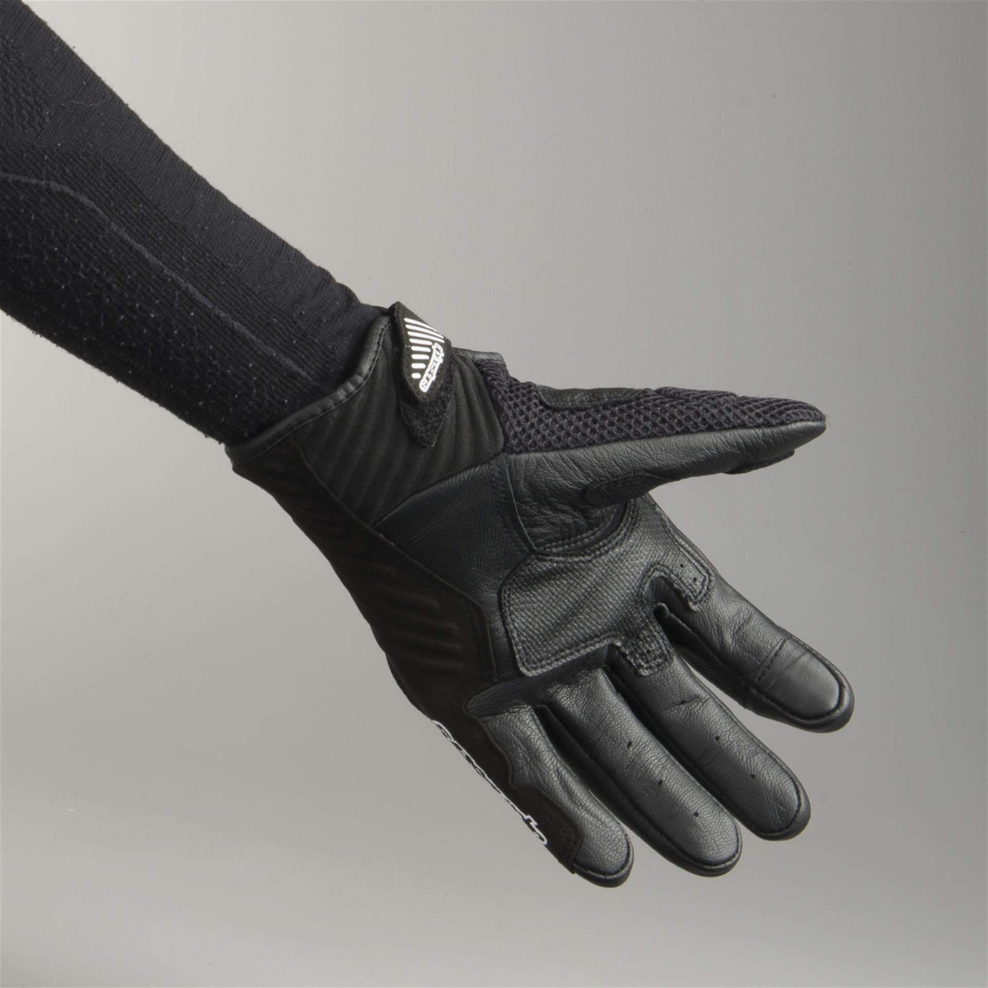 Alpinestars SMX-1 Air V2 Ventilato Guanto Moto In Pelle - Nero