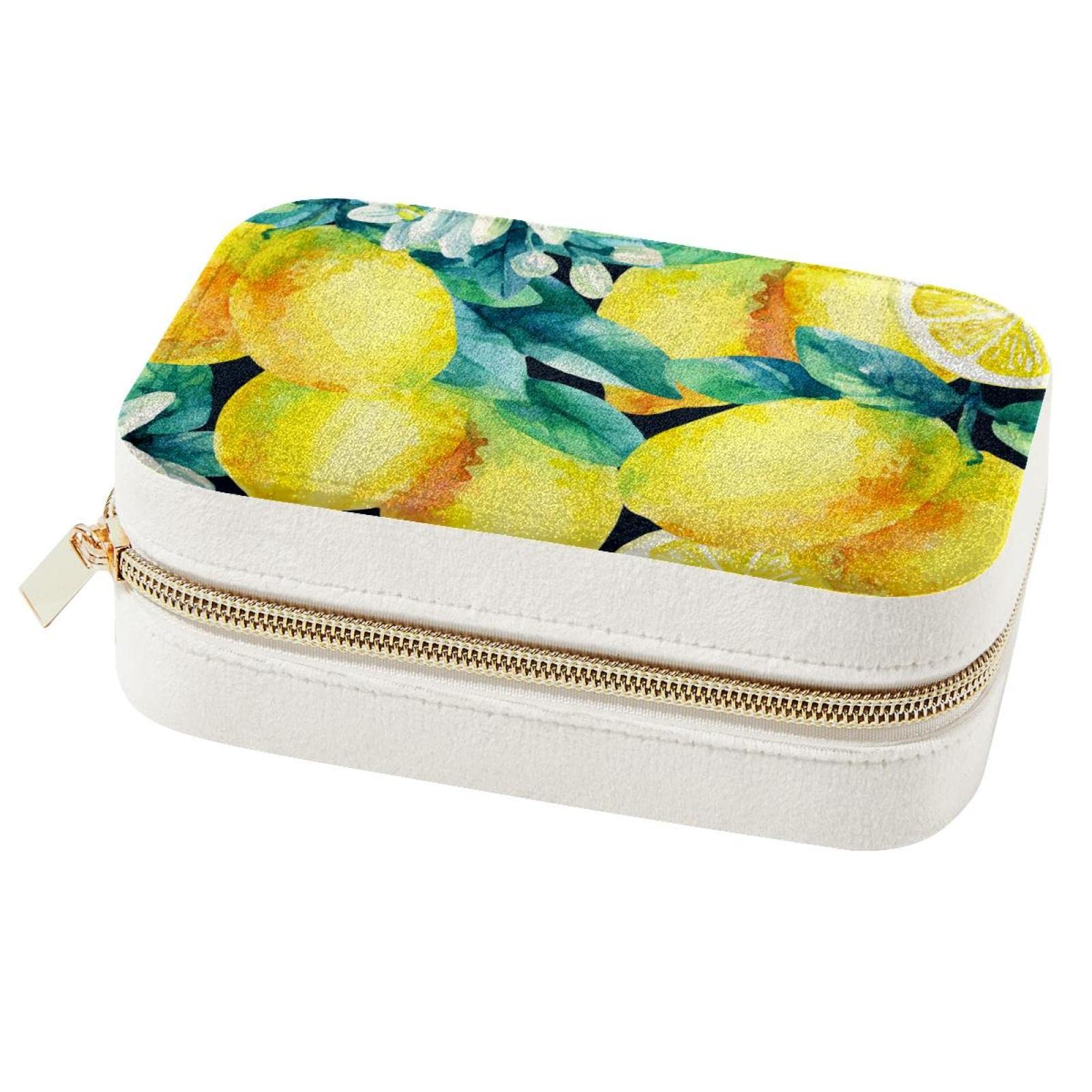 Boîte à bijoux de voyage portable organiseur anti-nœuds pour bagues et colliers fins