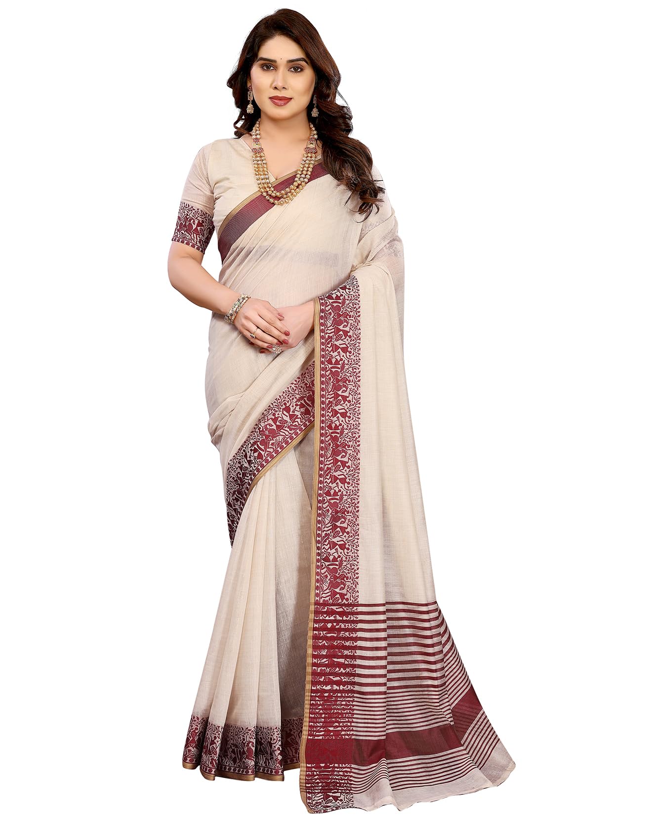 Women's Pure Kanjivaram Silk Saree Soft Banarasi Style Wedding With Blouse Piece | Saree For Women | New Sari-image-17
