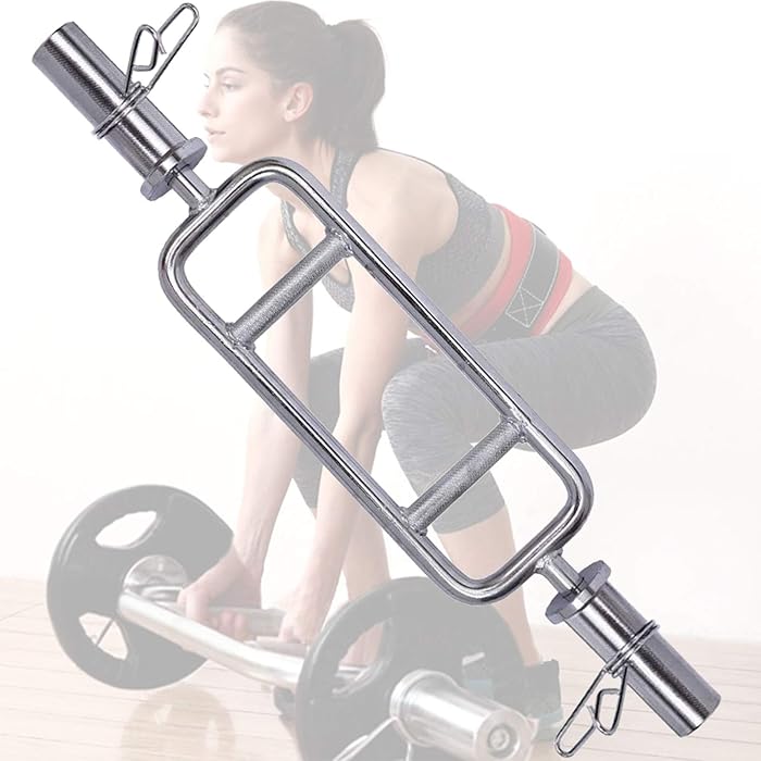 Buy Barbell Bar 2",Threaded Solid Steel Chrome Tricep Bar,Curl Bar