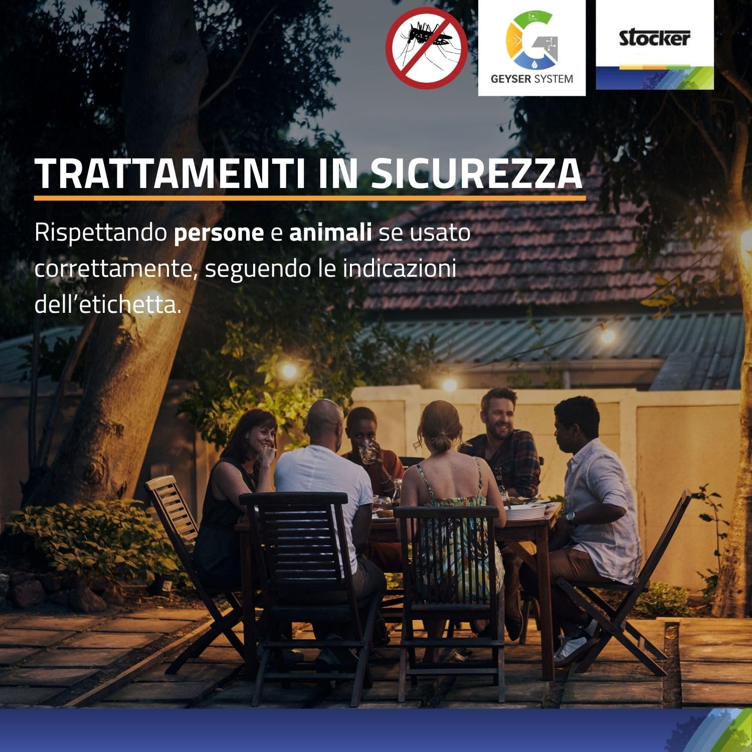 STOCKER – Linea Etokraft Pyrecip Blu Micro E Zanzaricida 5 L PMC – Trattamento Antizanzare per Esterni, Nebulizzatore, Giardino e Aree Verdi