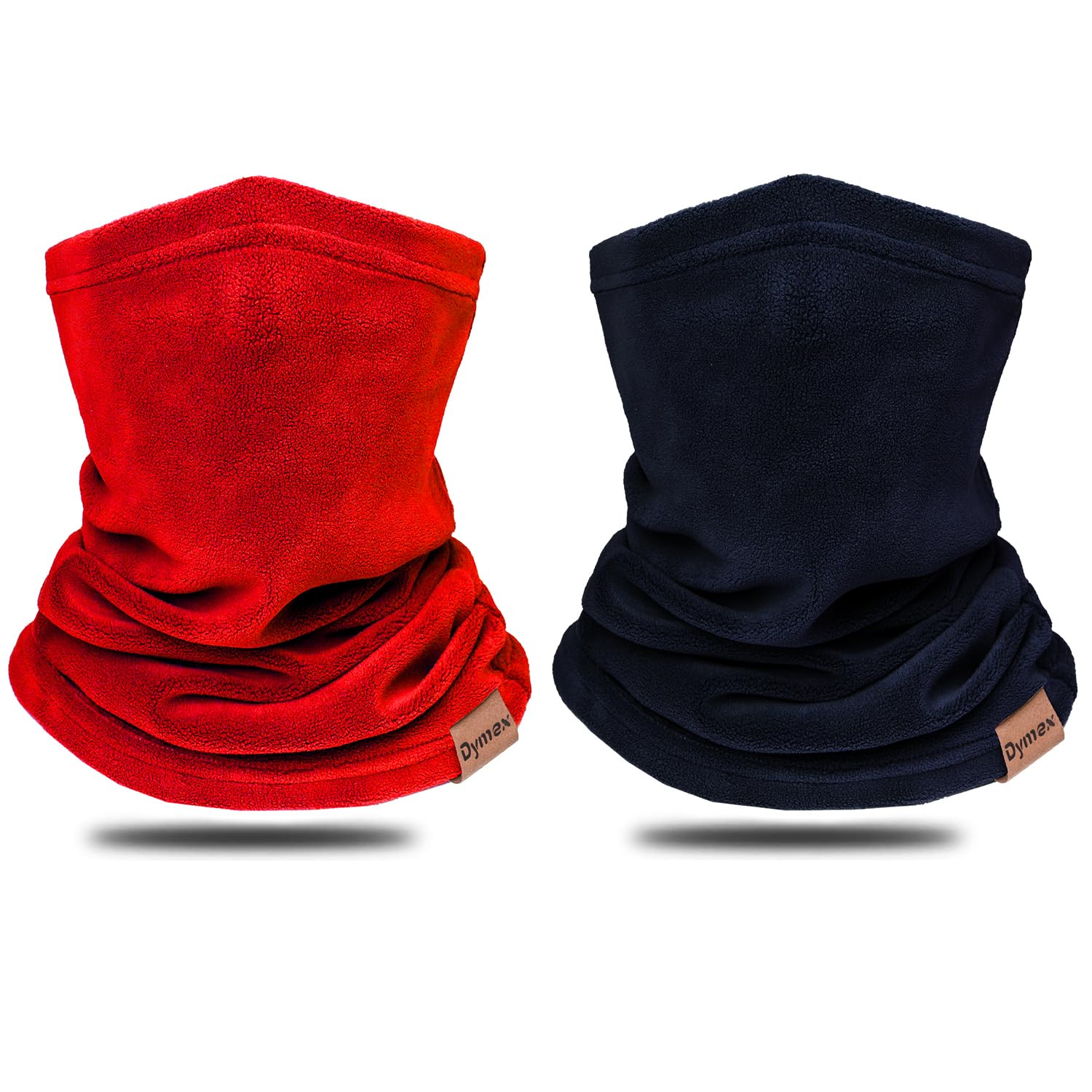 Dymex 2 PCS Kids Neck Warmer Gaiter Winter Fleece Neck Cover Balaclava Windproof Face Cover Mask for Ski Motorcycle
