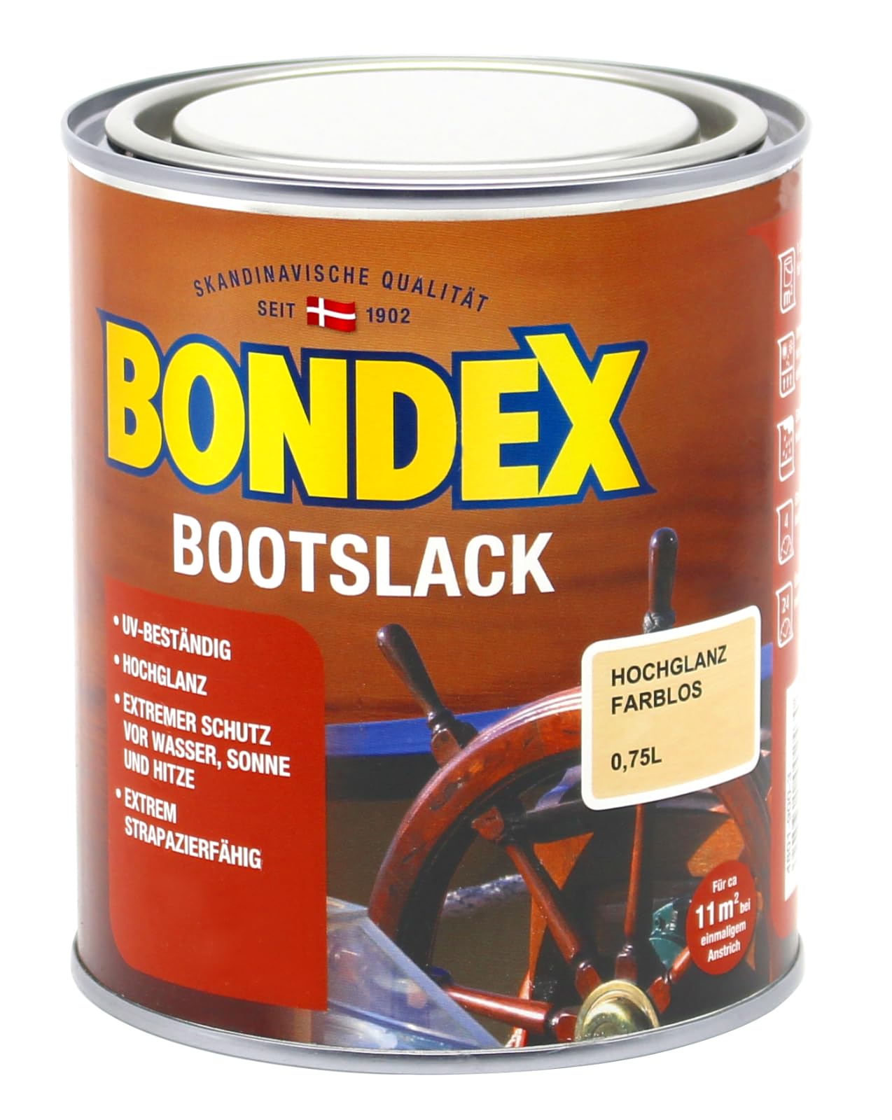 Bootslack Bondex hochglänzend 0,75l