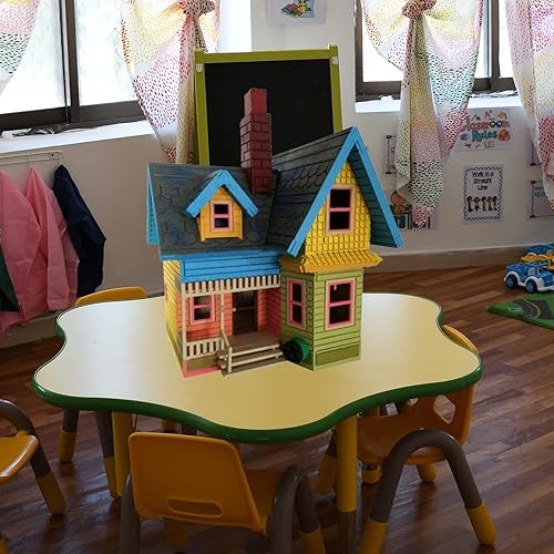 Miniatura 5 de Birds Wood Shack Kit modelo de casa de la película UP Rompecabezas de madera 3D Kit de manualidades Fácil de armar 11.0 in de ancho x 8.7 in de