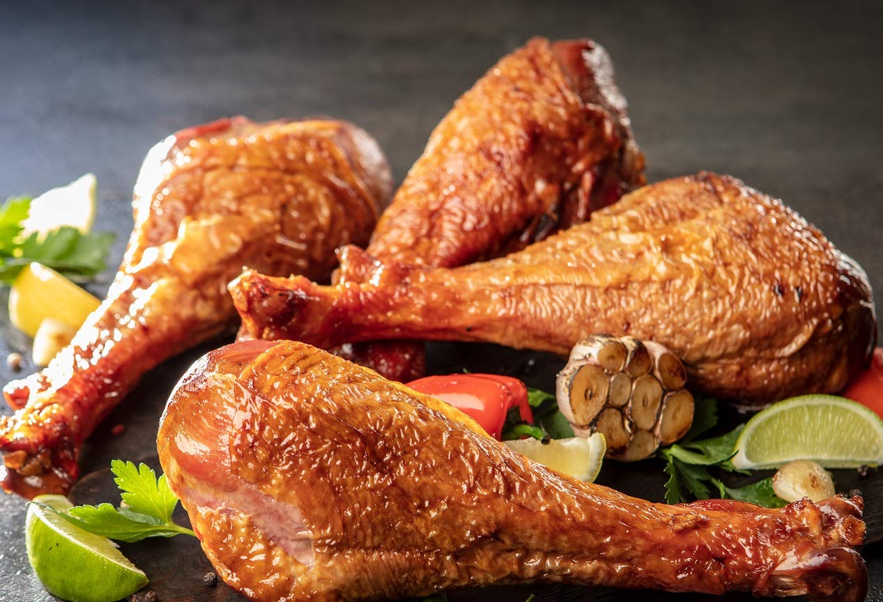 Burgers' Smokehouse Hickory Smoked Turkey Drumsticks (Legs) (4)