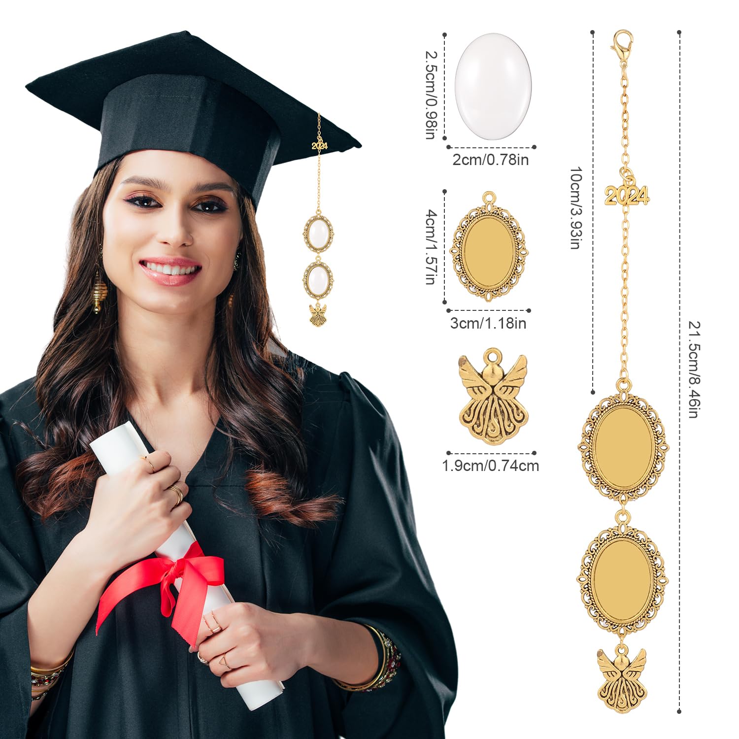 Grad Cap Tassel Charm Custom Graduation Cap Topper Graduation Cap ...
