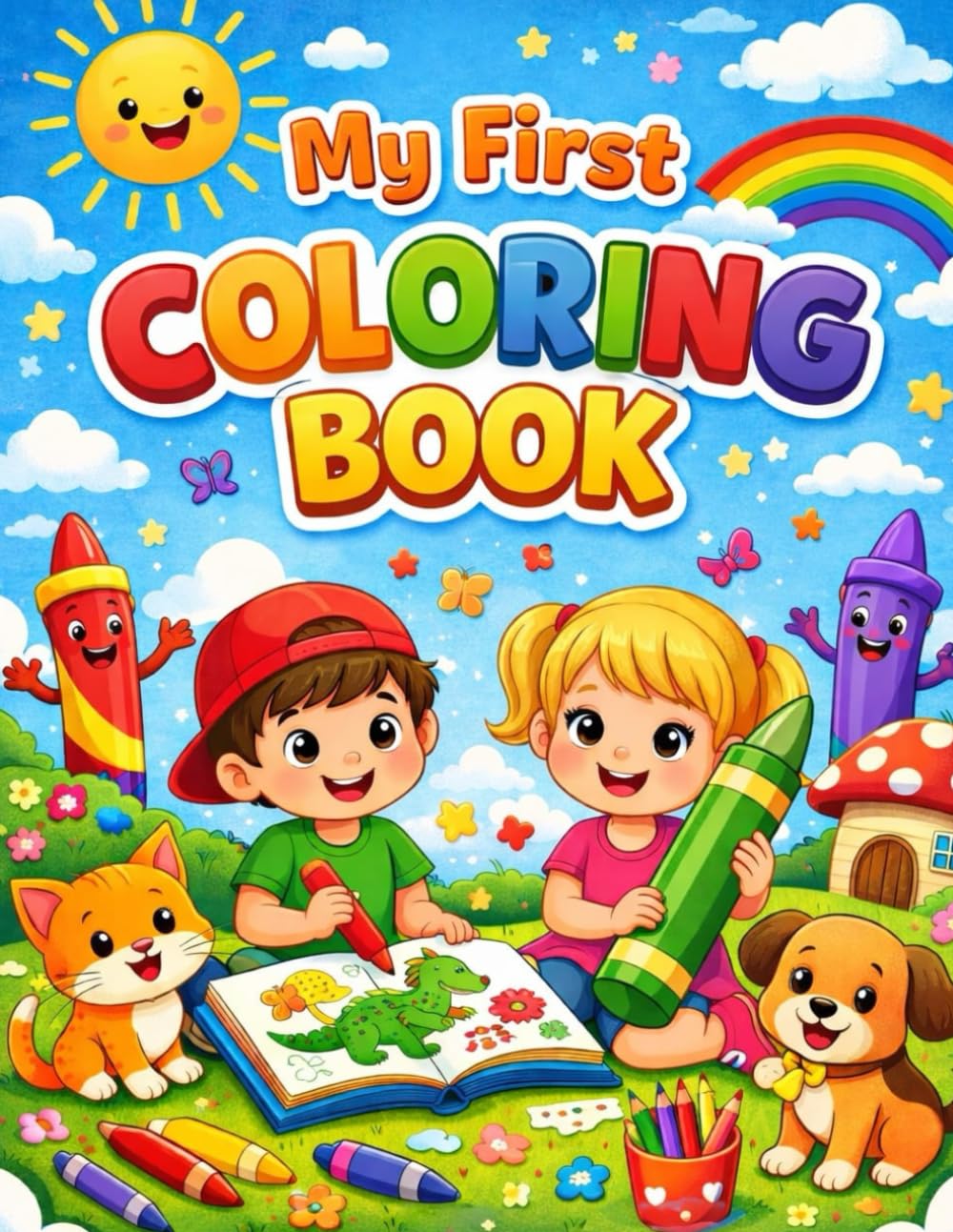 Cute Creatures Coloring Fun: Color Me Wild!