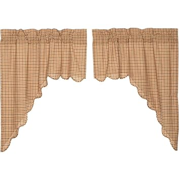 VHC Brands 7506 Millsboro Swag Scalloped 36x36x16