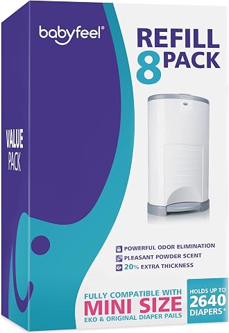 Babyfeel Refills Bags Compatible with DEKOR MINI Diaper P...