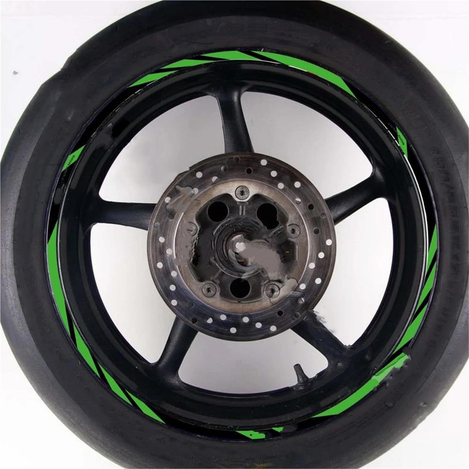 Rim Upgrade for CFMOTO for 250SR 150NK 300NK 300SR Reflective Motorcycle Wheel Rim Sticker Decal Hub Stripe Tape(Style 2)
