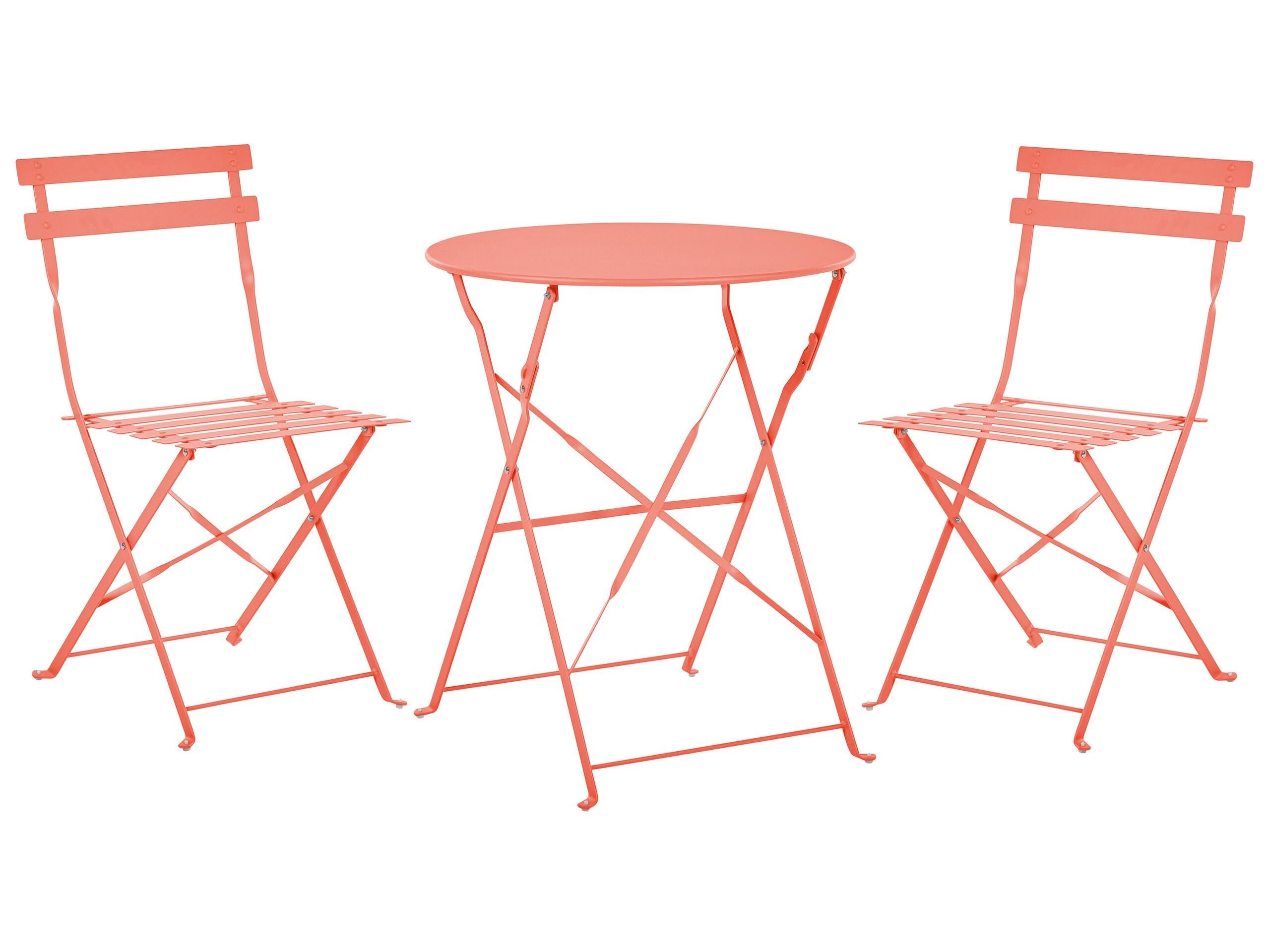 Salon de jardin bistrot compact Beliani idéal pour aménager les petits espaces