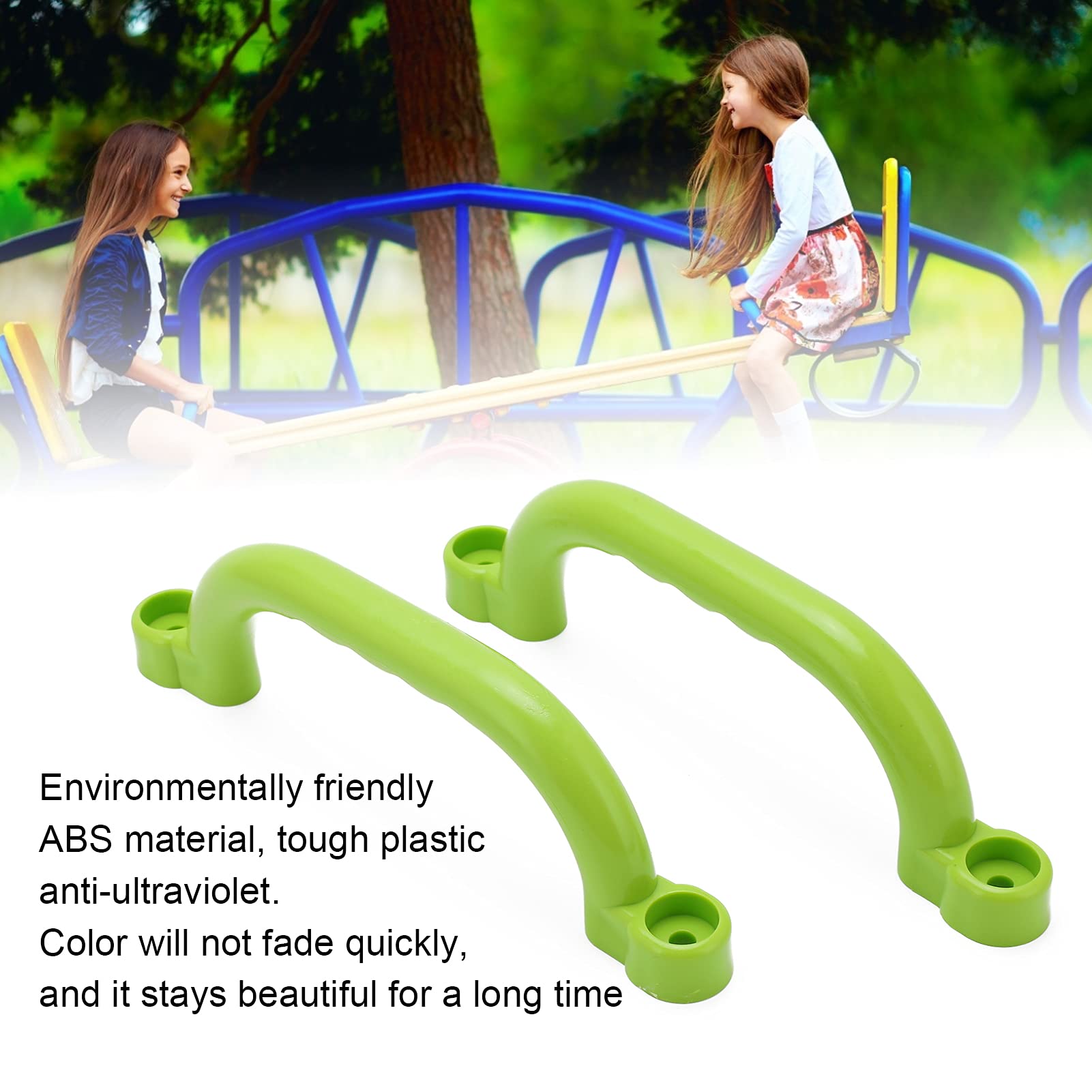 Charmofun - 4 Poignées D'Escalade Pour Enfants - Antidérapant, Intérieur/extérieur (Rouge/Vert)