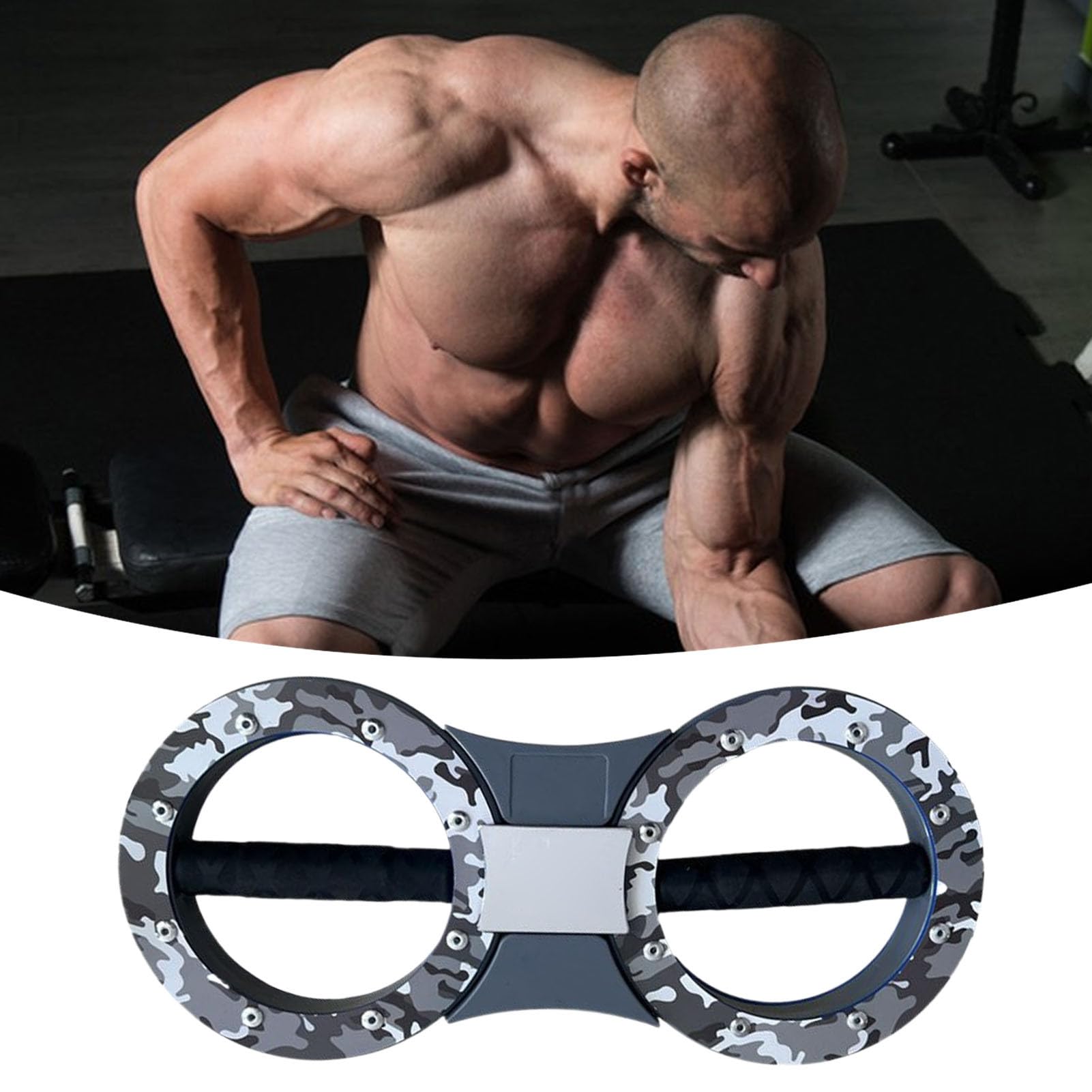 Appareil d'exercice d'avant-bras, appareil d'entraînement de force musculaire réglable, résistant, équipement de fitness robuste, accessoires de gym multifonctionnels pour entraînement d'exercice
