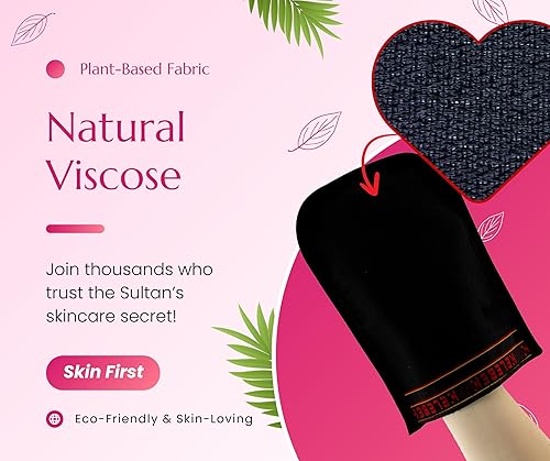 Miniatura 3 de Kelebek - Juego de 2 guantes exfoliantes prémium  Guantes de baño de limpieza profunda para mujeres y hombres  Hammam Keesa turco natural para