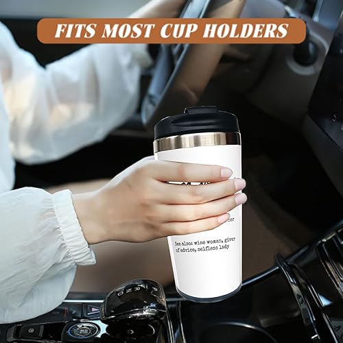 Miniatura 4 de Yipaidel Nana Definition - Taza de café de viaje, regalos divertidos para hermana, mejores amigas, regalo del día de la madre para mamá de hija de