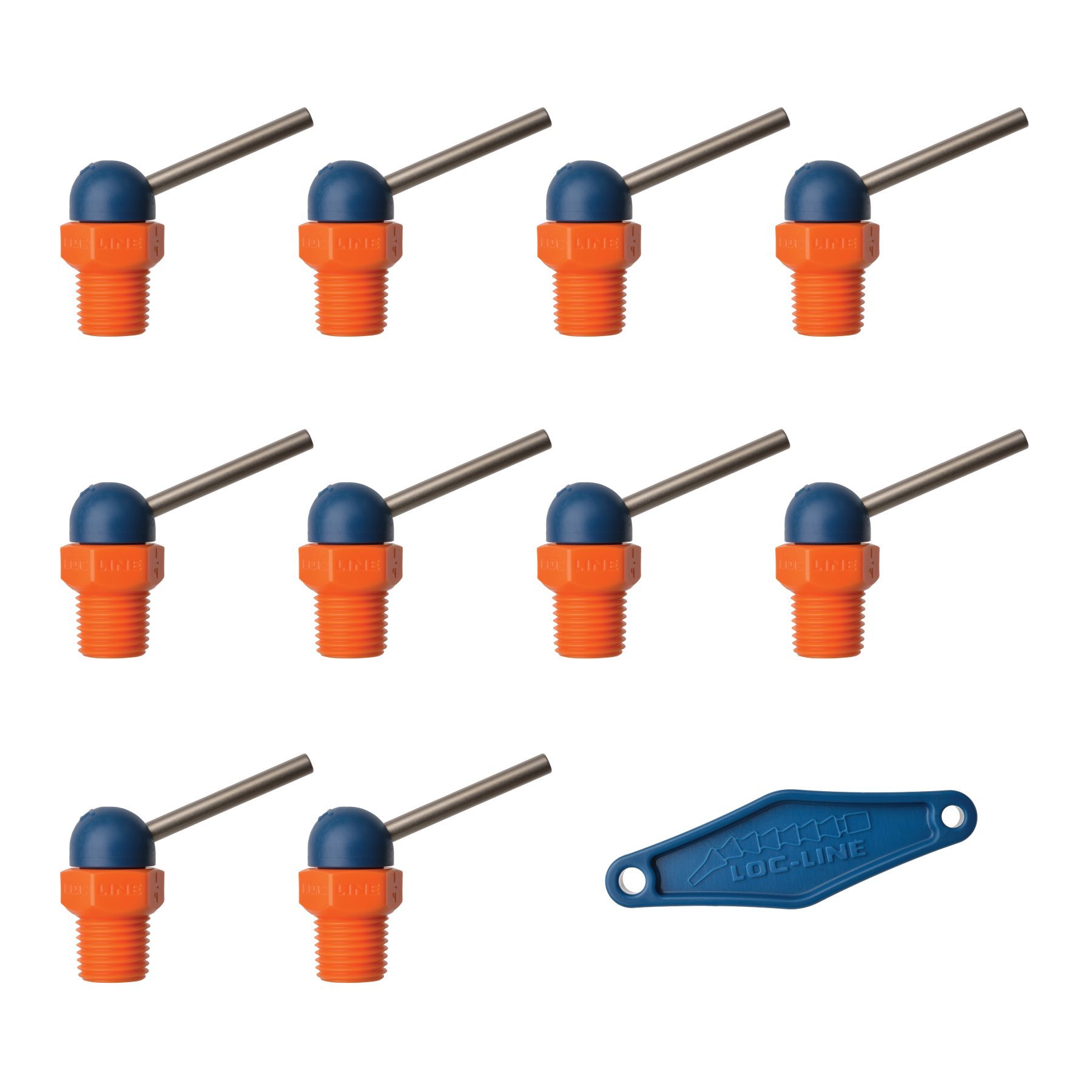 Loc-Line 79067 Acetal HPT Nozzles (CT Style) with Adjustment Lever, 0.086