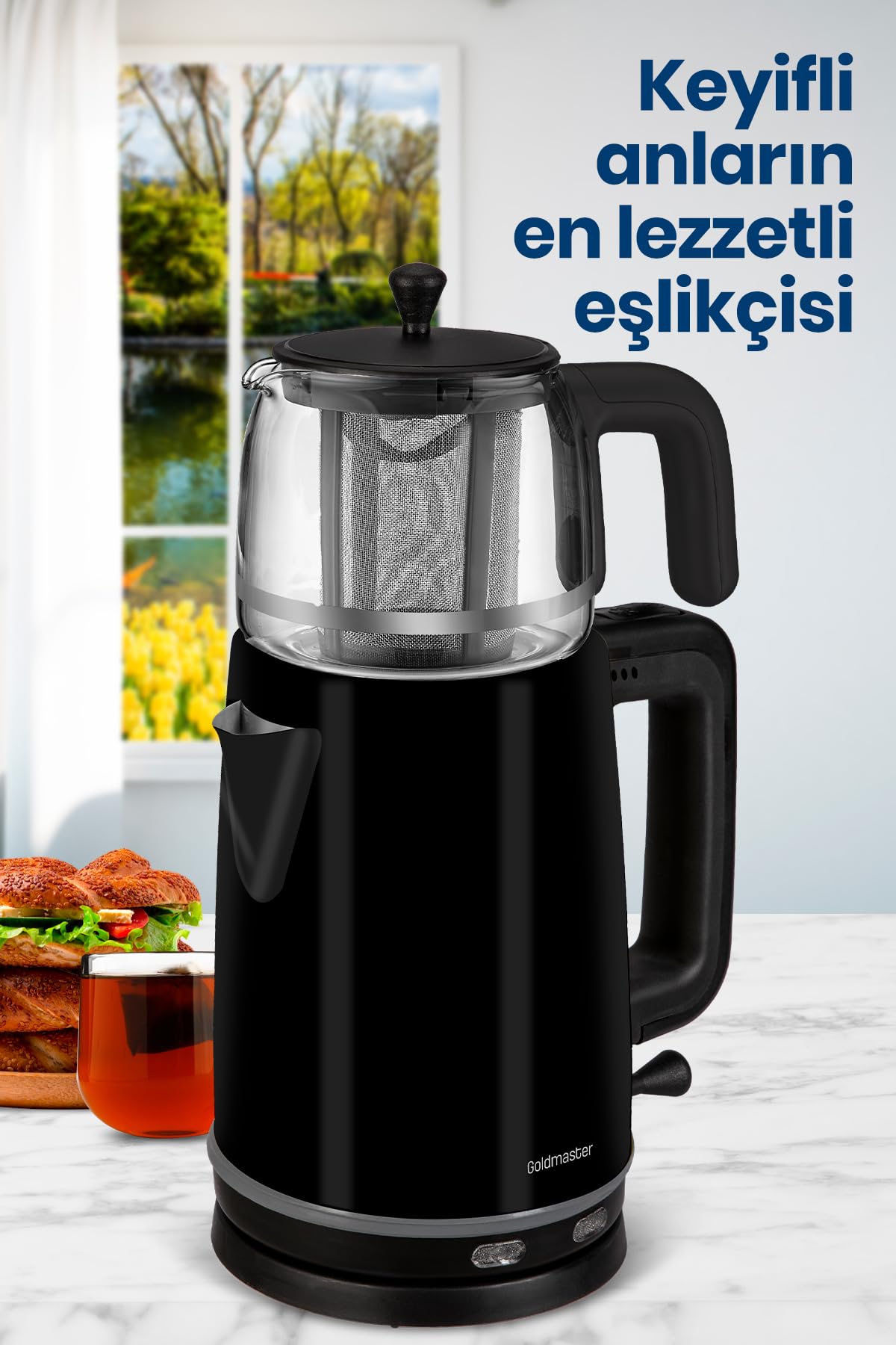 Goldmaster Dem By-5315S Çay Makinesi Siyah