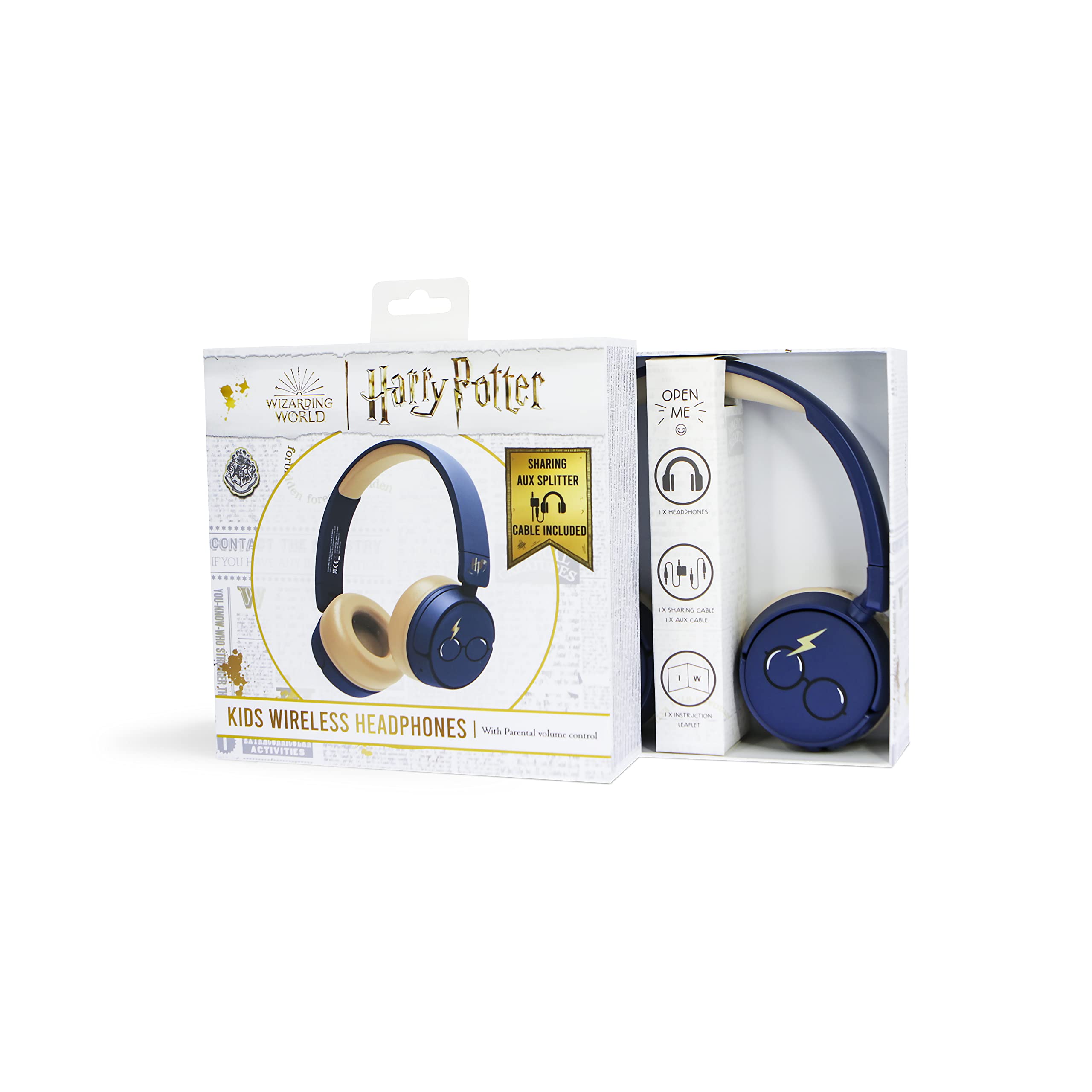 OTL Technologies HP0997 Harry Potter Kinder-Kopfhörer, kabellos, Blau