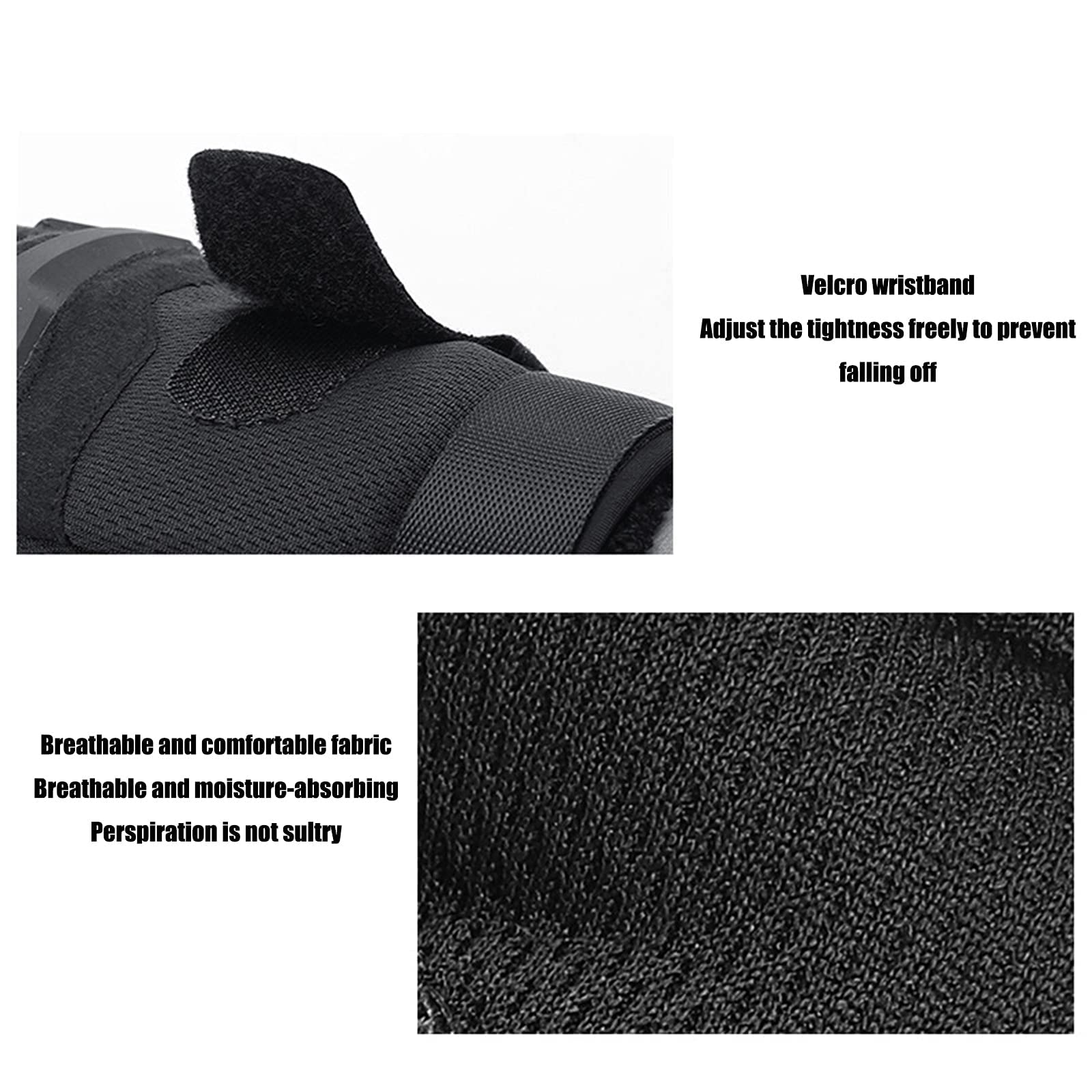 Guanti da guida senza dita, Guanti sportivi, Guanti mezze dita, Guanti da palestra for uomo Donna Guanti for allenamento con i pesi Guanti for sollevamento pesi Protezione mezze dita Impugnatura trasp
