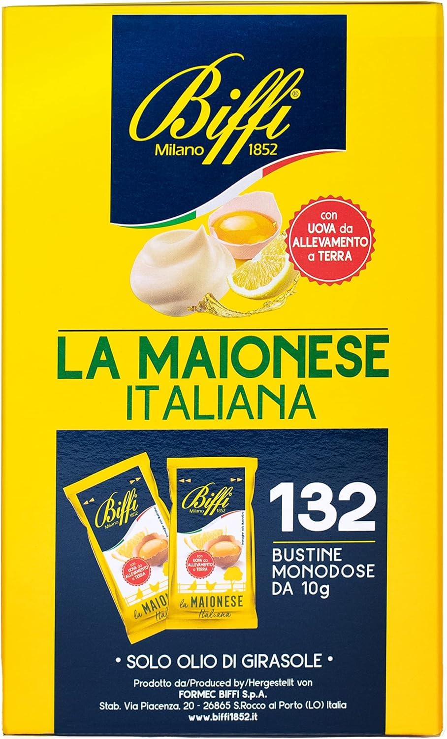 Italian Gourmet Mayonnaise italienne 3 x 132 sachets 10g (3,96kg)