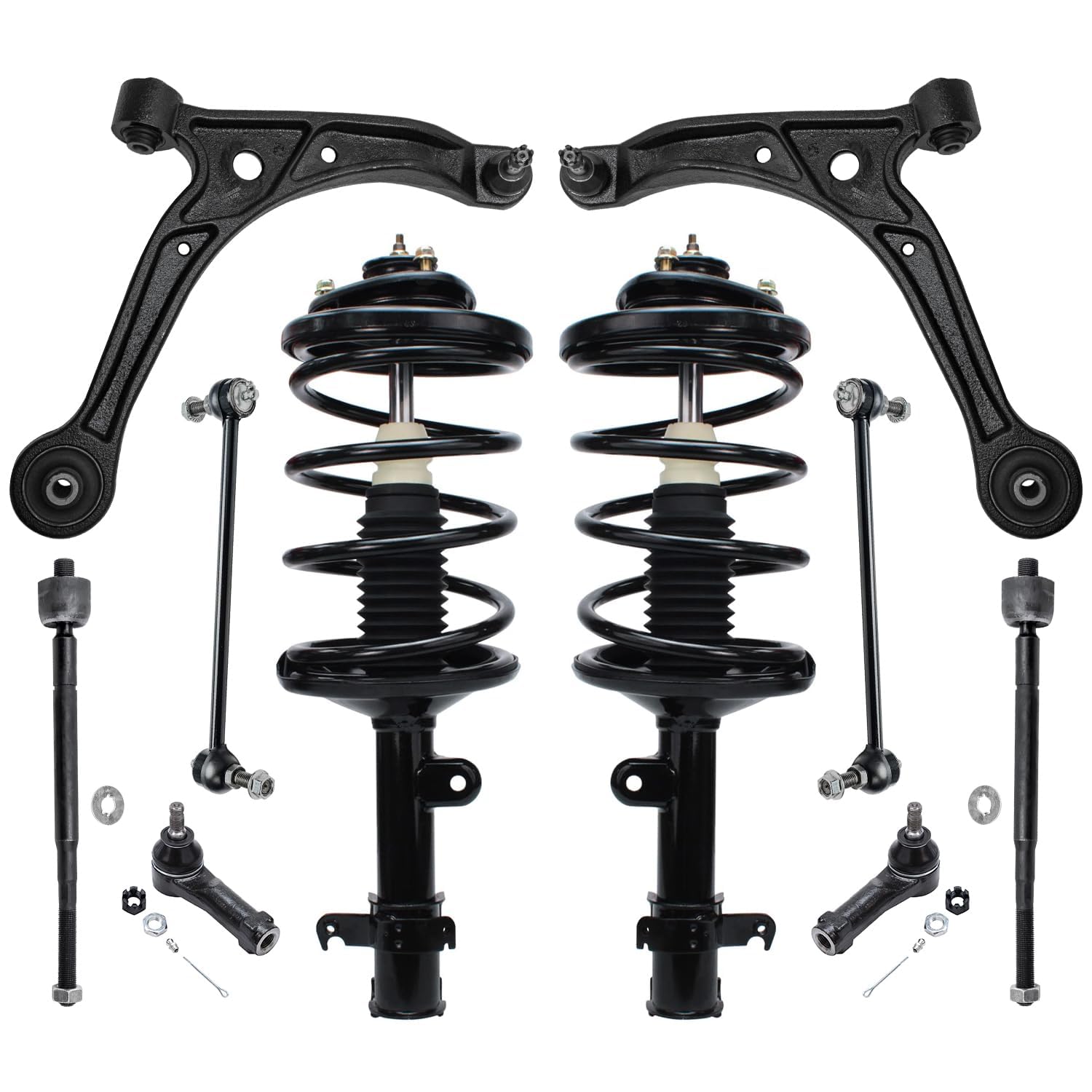 Detroit Axle - 10pc Front End Kit for 2002 2003 2004 Honda Odyssey