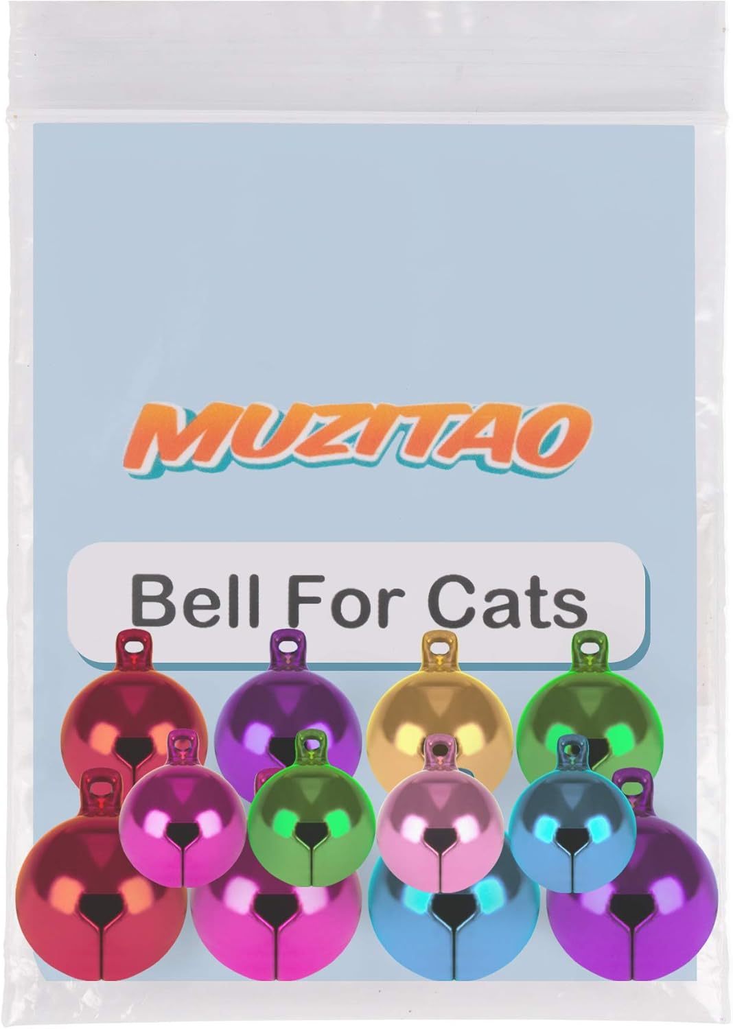Muzitao® Bell for Cats (12 Pack) Strongest & Loudest Bell for Cat Collar Set Pet