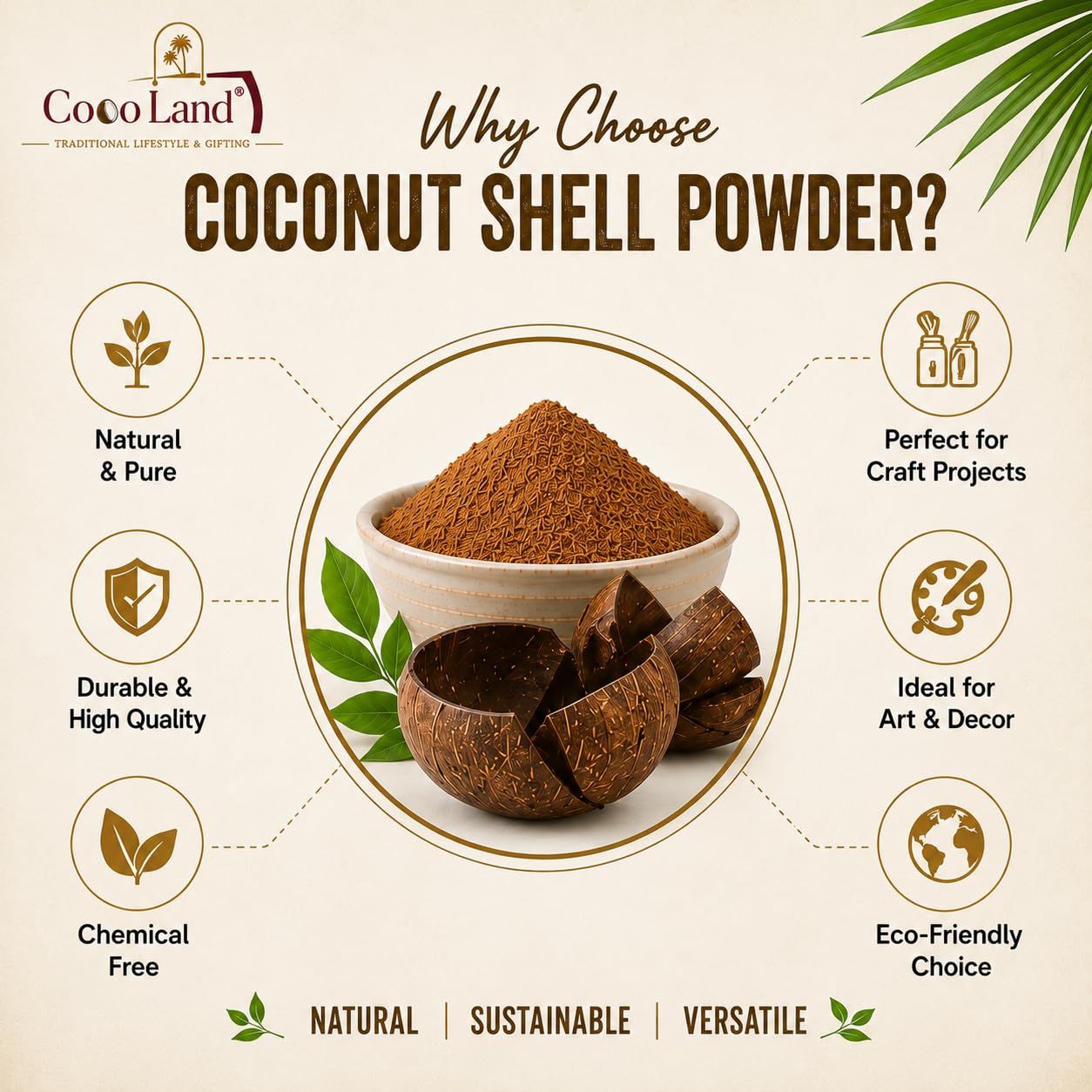 Coconut Shell Powder - Crafting & DIY -5