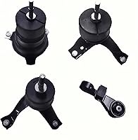 Vista 10 de Soporte de motor y transversal de 4 piezas compatible con Civic 1.8L de 2006, 2007, 2008, 2009, 2010, 2011 de repuesto para A4546 A4530 A4534 A4543