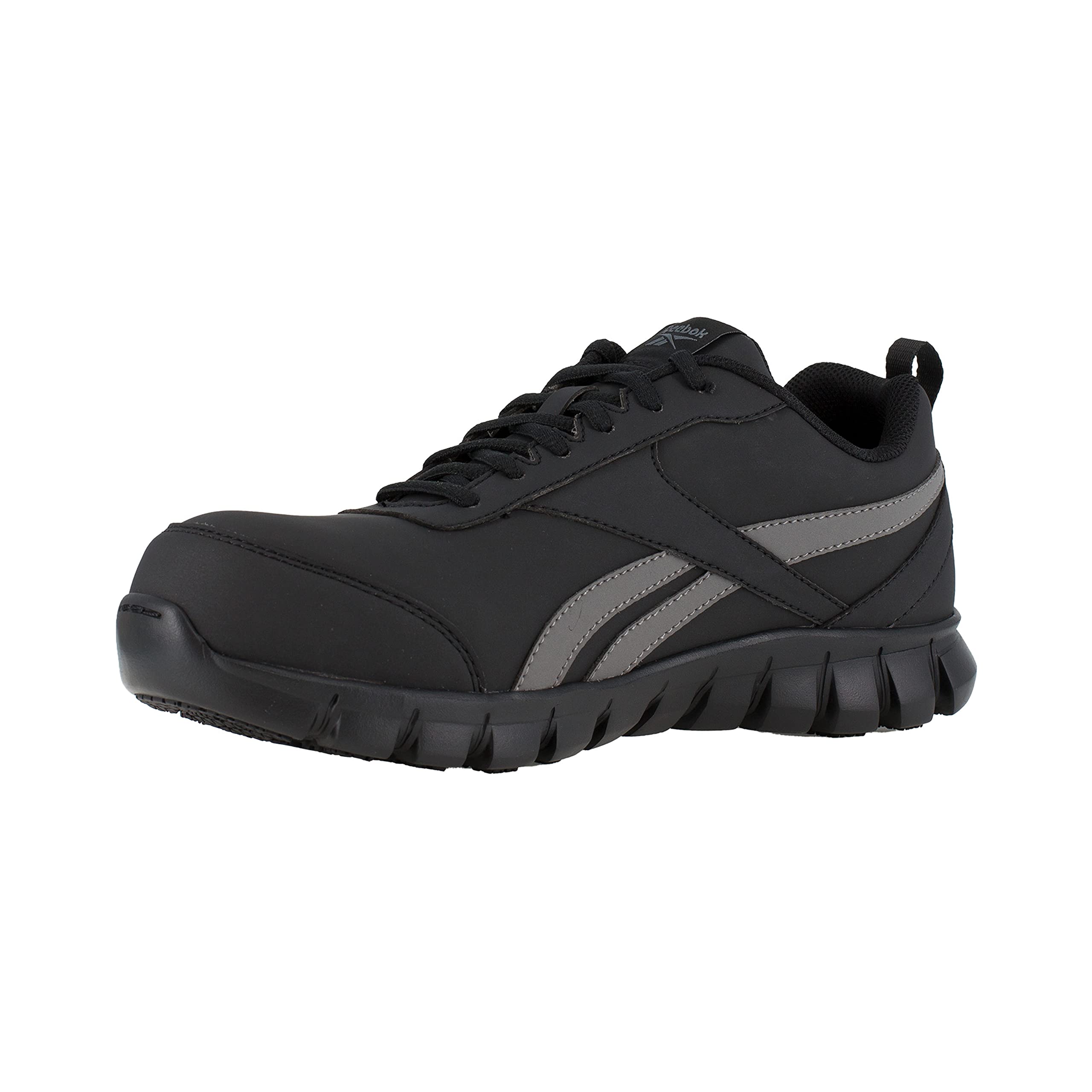 Reebok Work Sublite Cushion Safety Toe Athletic Work Shoe Industrial, Black