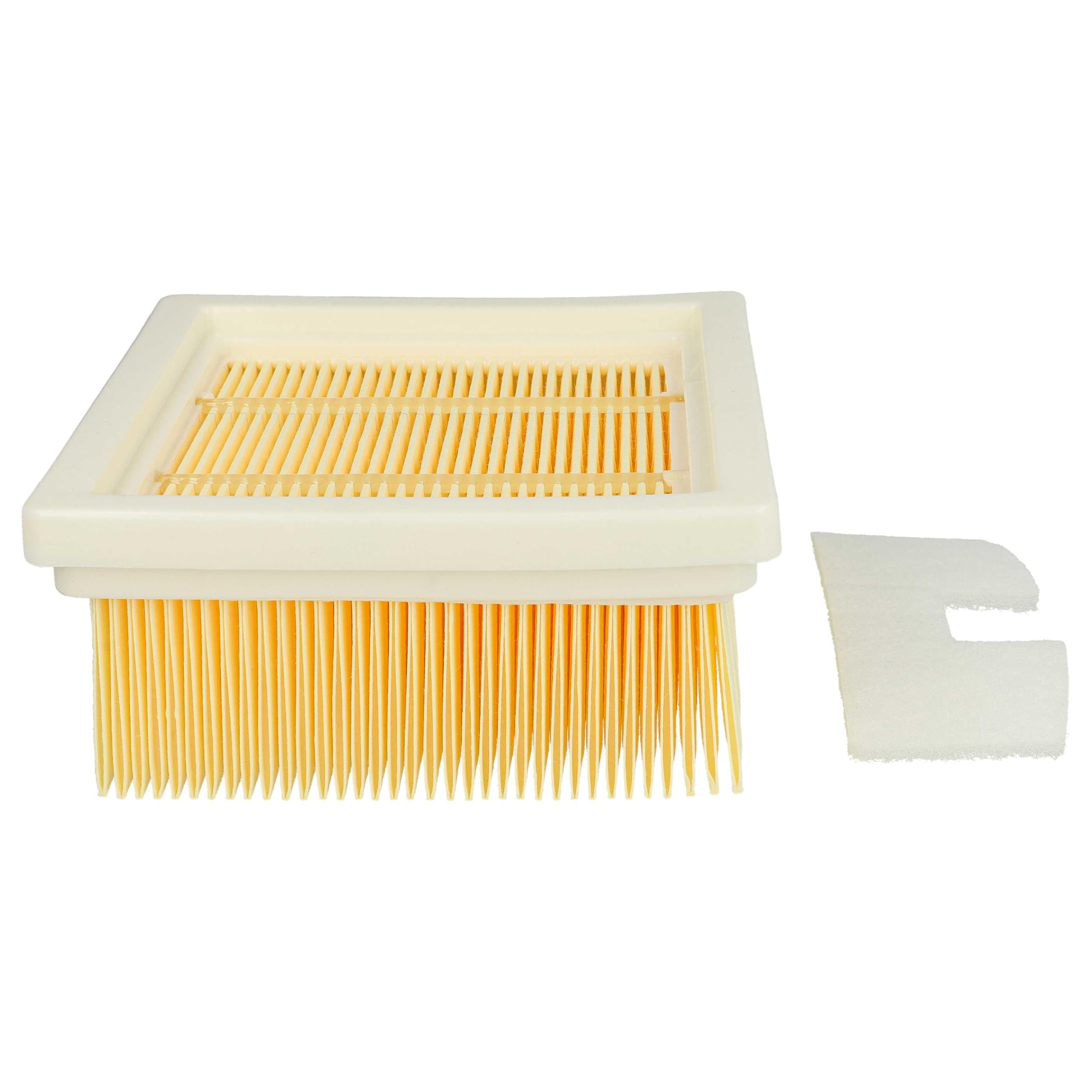 vhbw 5x HEPA-Filter, 5x Vorfilter Ersatz für Cleancraft 7010250 für Staubsauger