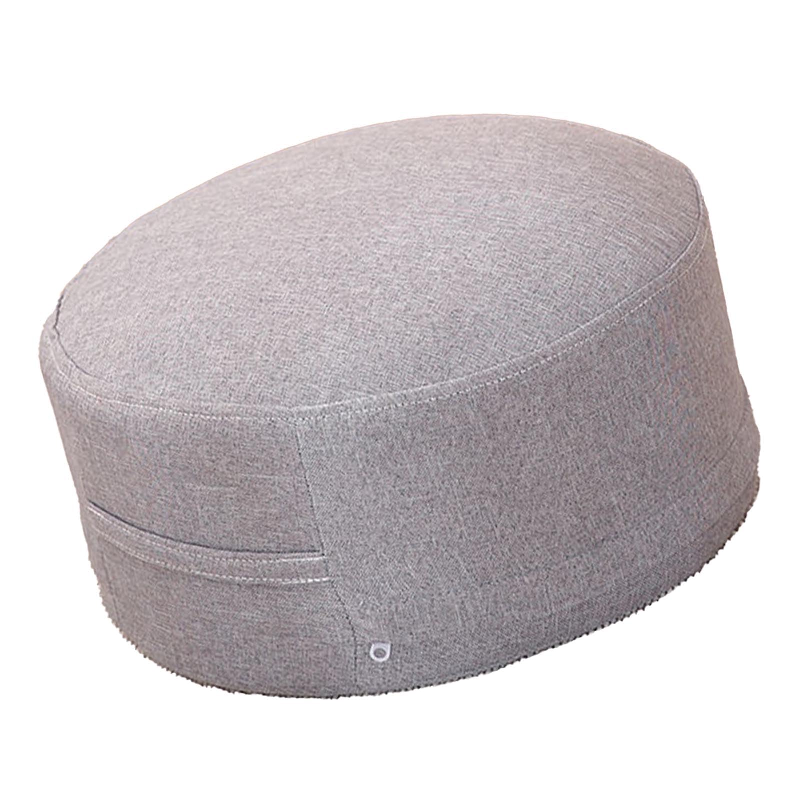 SIXRUN Cuscino da Pavimento, Cuscino da Pavimento Rotondo in Tessuto di Cotone, da Sedile Staccabile Spessore 20 Cm, Supporto Morbido per Soggiorno, Camera da Letto, Lettura di Meditazione, Adulti