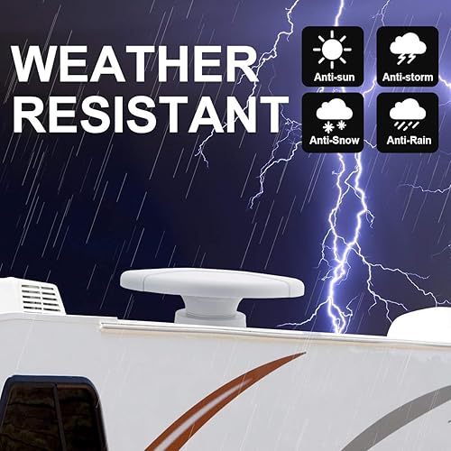 Miniatura 5 de RV TV Antenna Amplified Digital HD TV Antenna with Long Range Reception for All Clear HDTV Channels,Easy Installation - for Camper, RV Trailer Truck