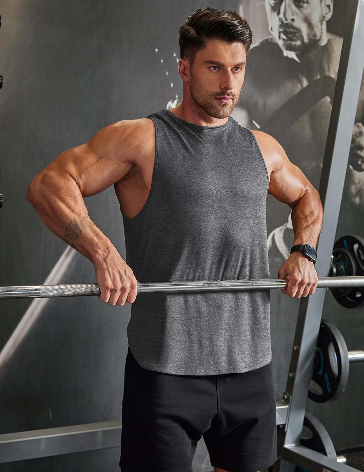 COOFANDY Men Workout Tank Tops Sleeveless Gym Muscle Shirt Quick Dry Athletic Running Tee Shirts Summer Lightweight - Image 3