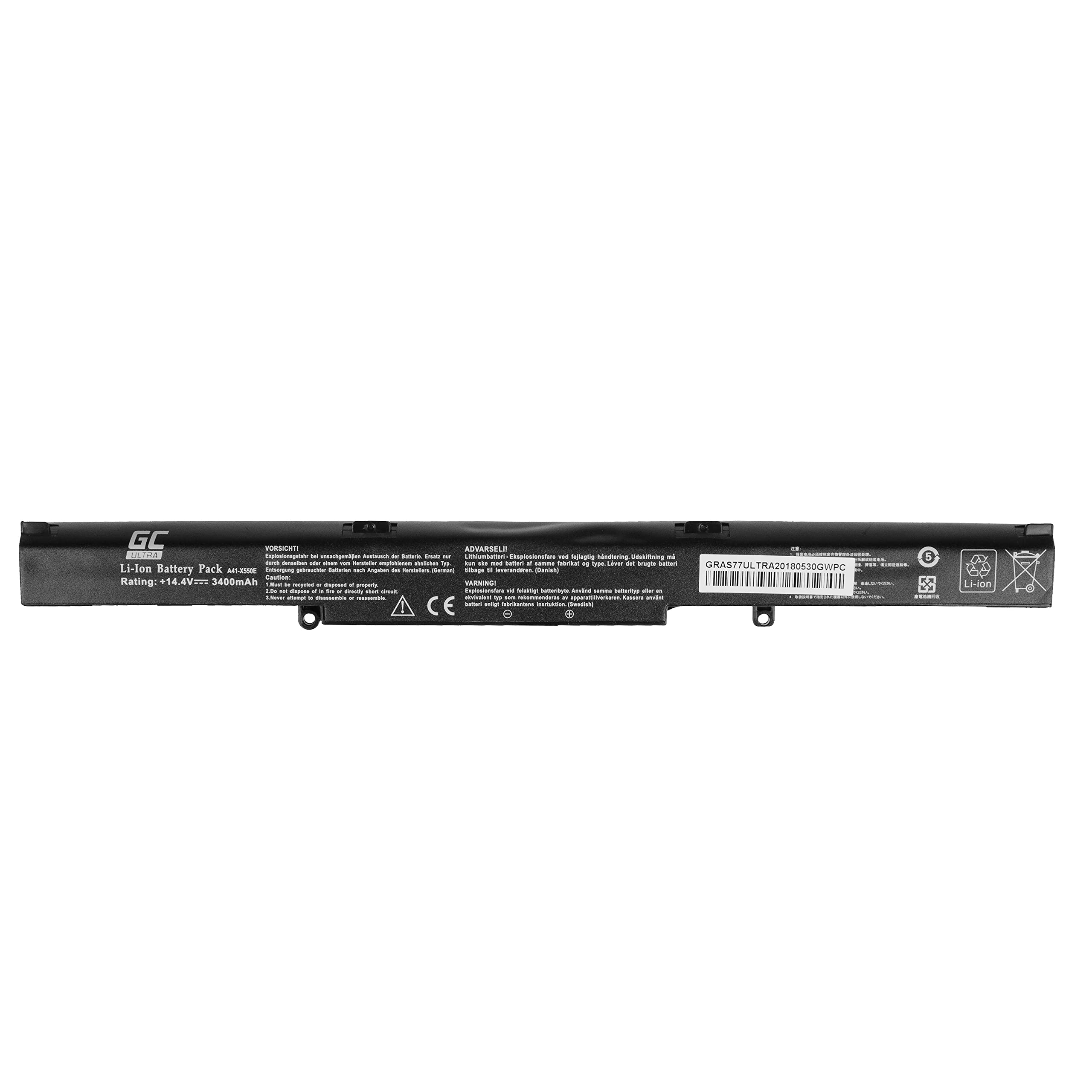 Green Cell A41-X550E bateria do laptopa Asus X550D X550DP R510D R510DP F550D F550DP F750L F750LB X750J X750JB X750JN X750L X750LB X750LN (Ultra - 3400 mAh)