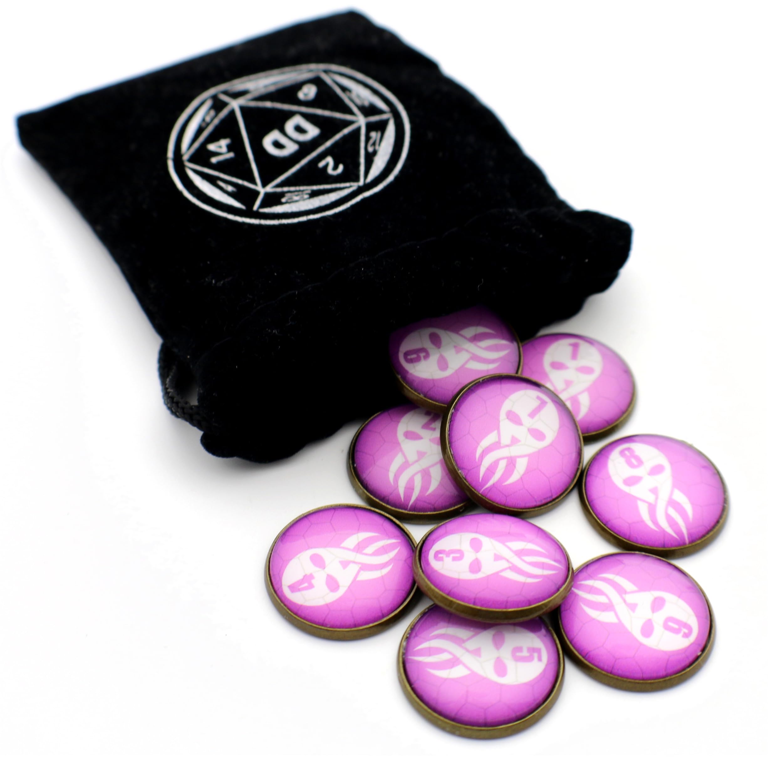 D&D Numbered Monster Token Markers for Dungeons and Dragons (Mind Flayer)