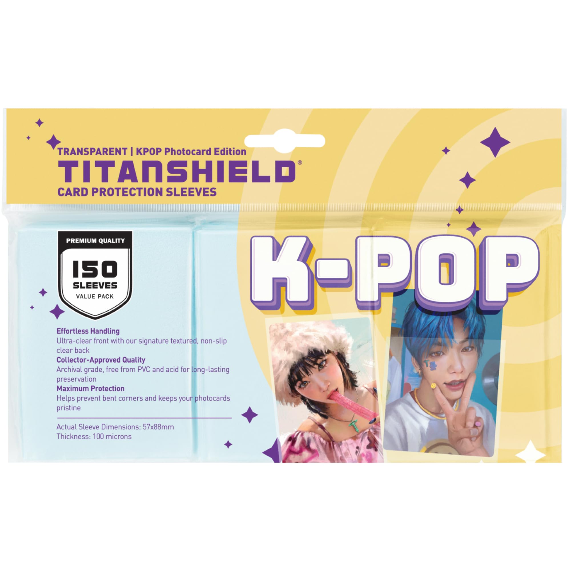 kpop card sleeves Amazon.com: TitanShield 150ct. Premium Kpop Photocard Sleeves Card  Protector Sleeves 57 x 88 mm for Albums : Toys & Games