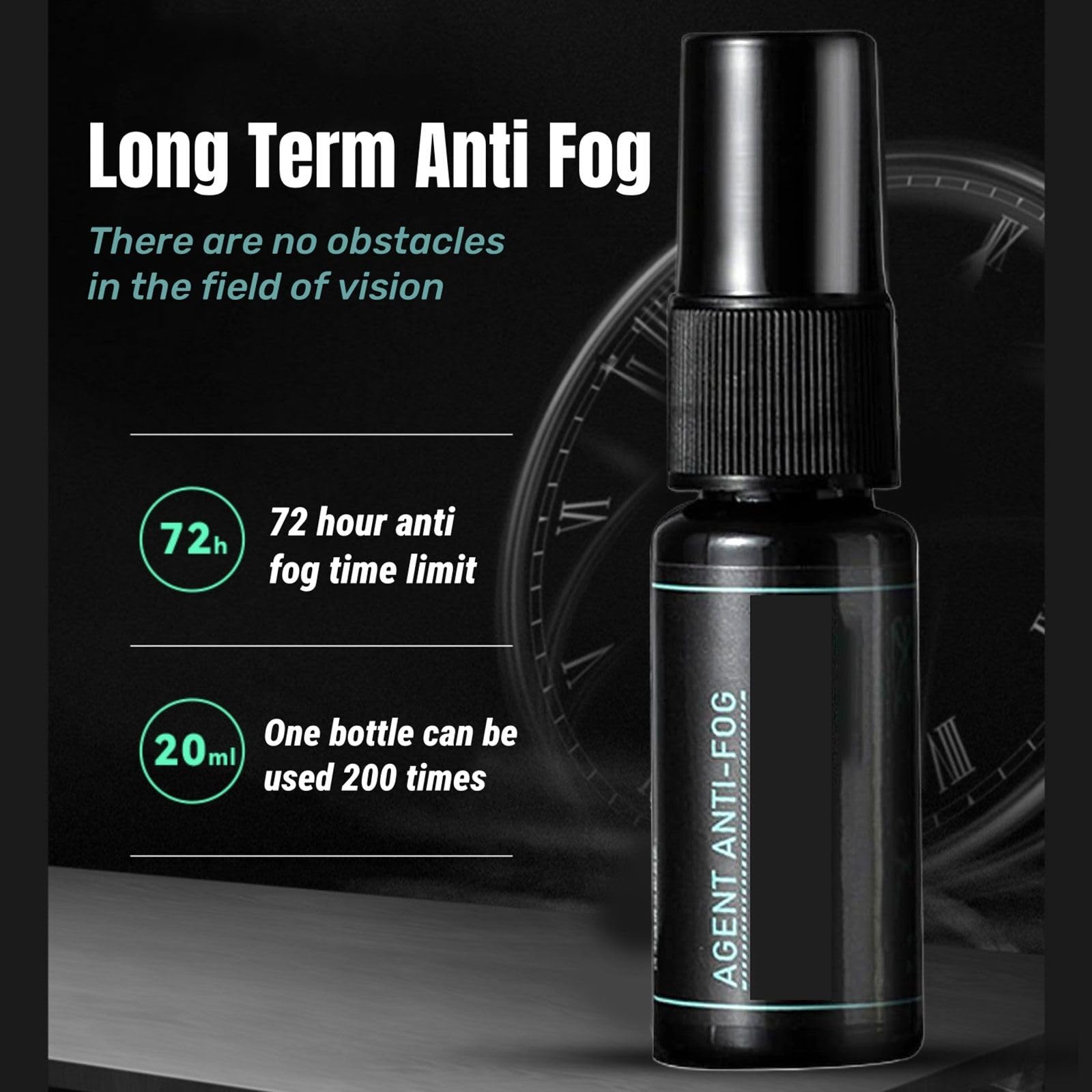 Spray Antivaho para Gafas,Liquido Antivaho Gafas Buceo,Anti Fog Spray,20ML Pray Antivaho para Gafas,para Mayoría de Gafas,2 PCS
